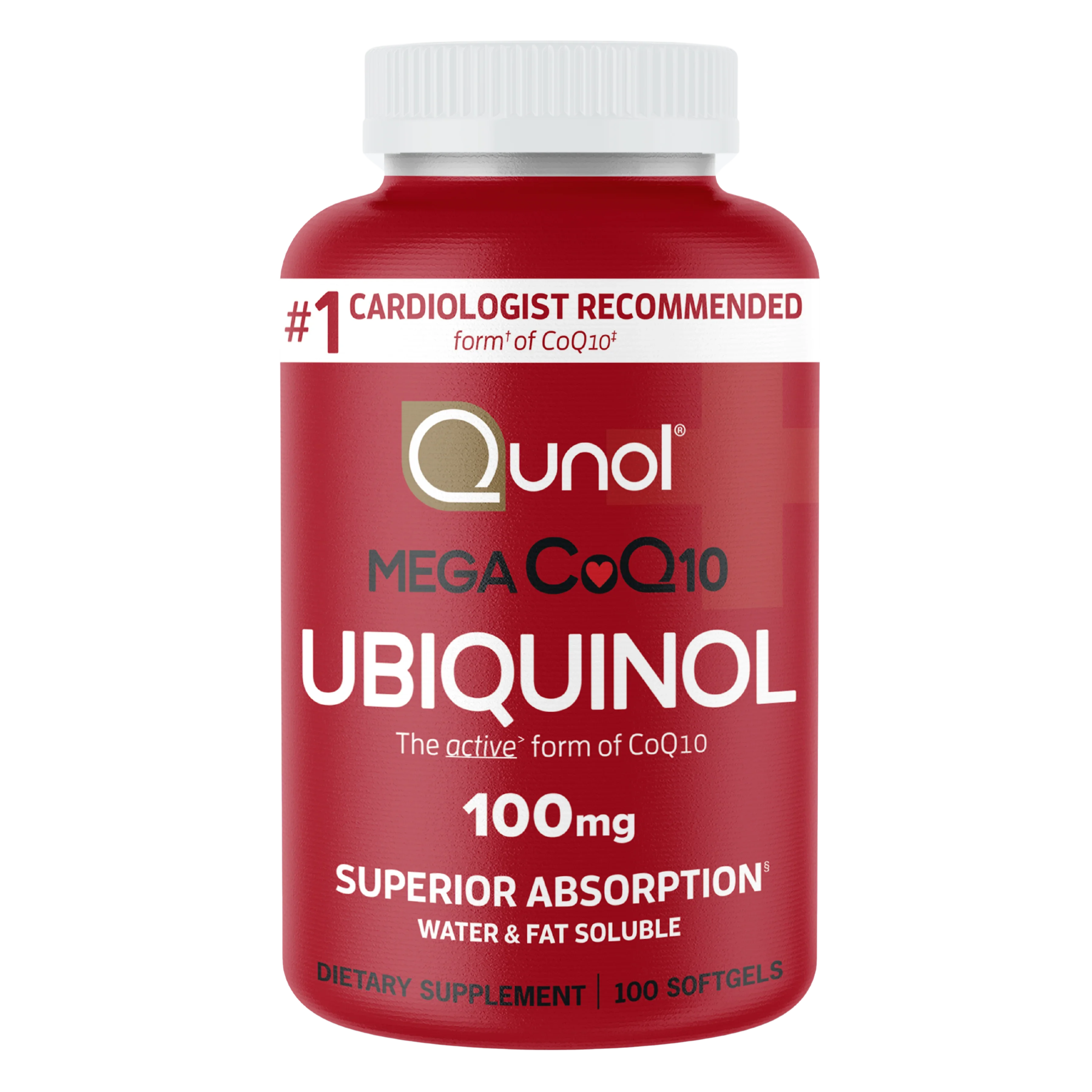 Mega Ubiquinol CoQ10, 100 mg