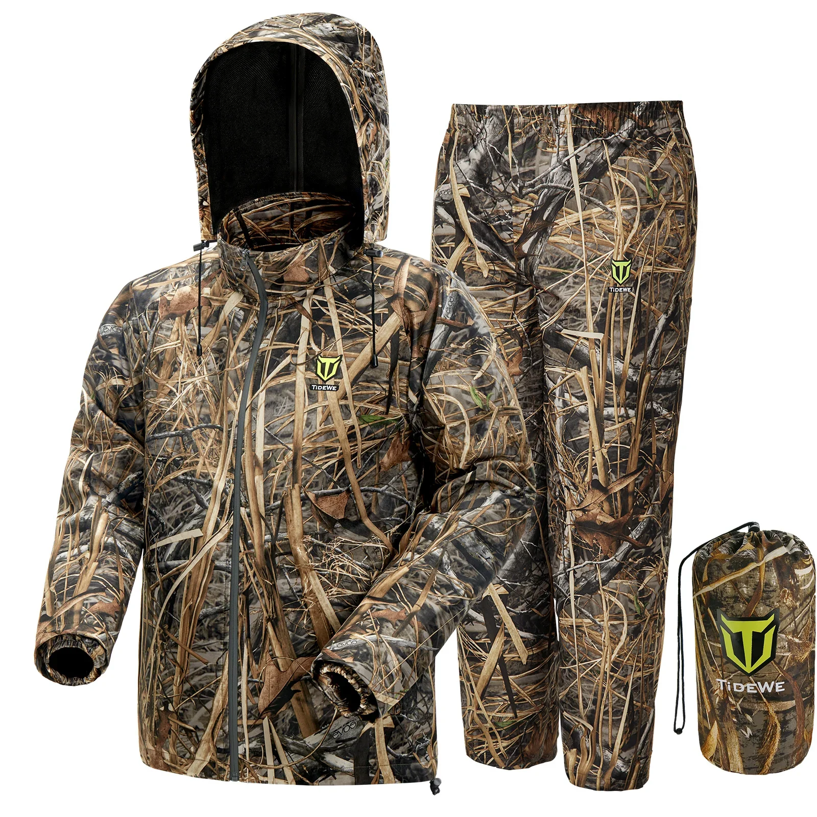 Rain Suit, Waterproof Breathable Lightweight Rain Coat & Pant