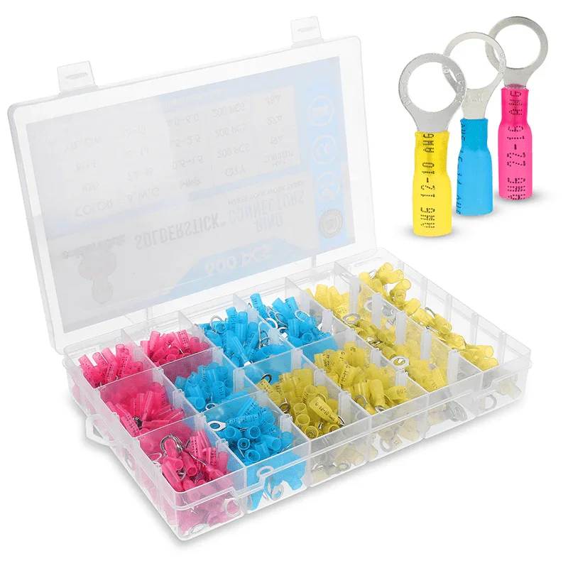 Wire Eyelet Ring Connector Set