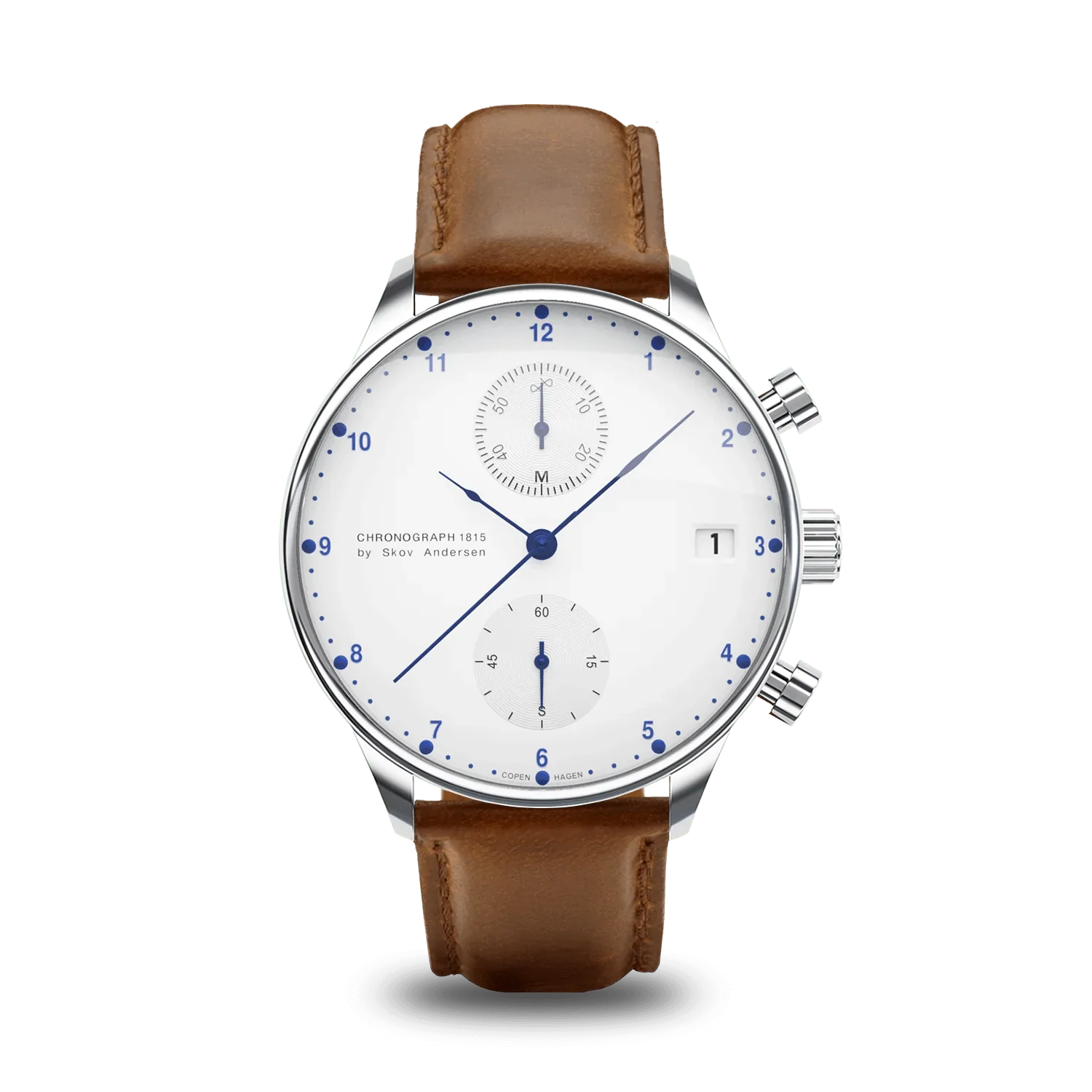 1815 Chronograph, Steel / White