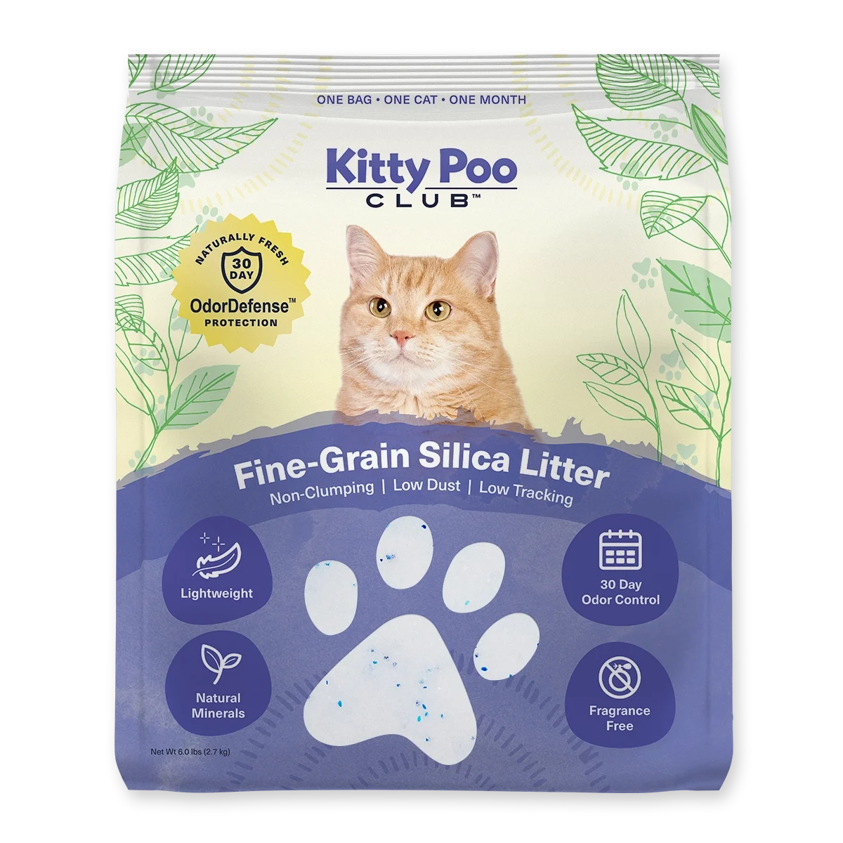 Fine-Grain Silica Cat Litter Bag