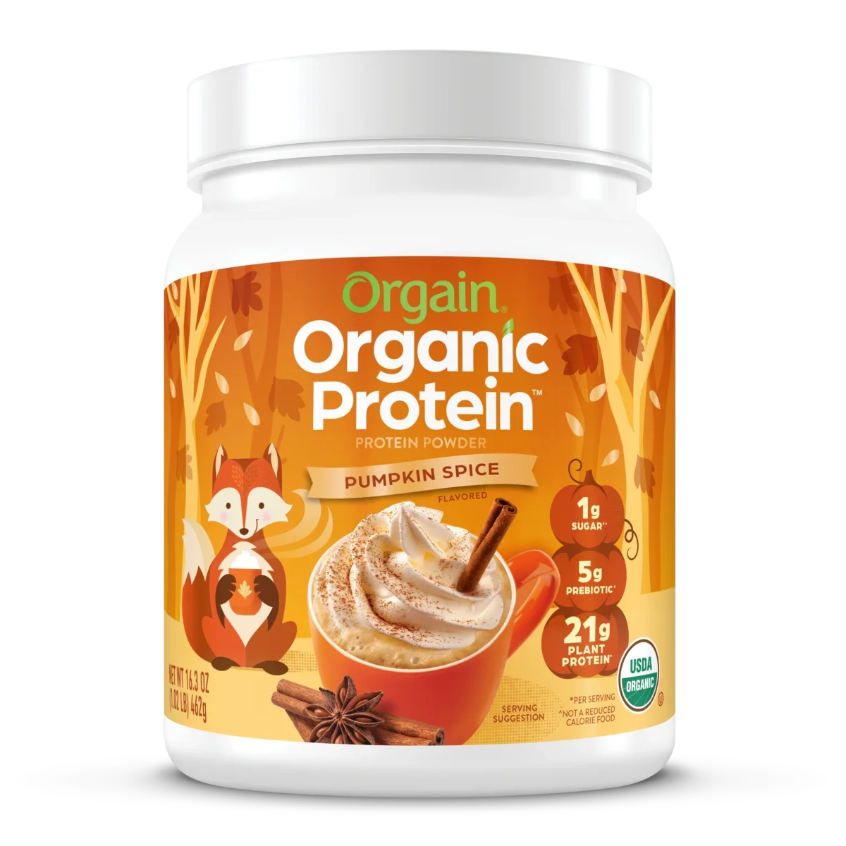 Organic Protein™ Plant Based Protein Powder - Pumpkin Spice