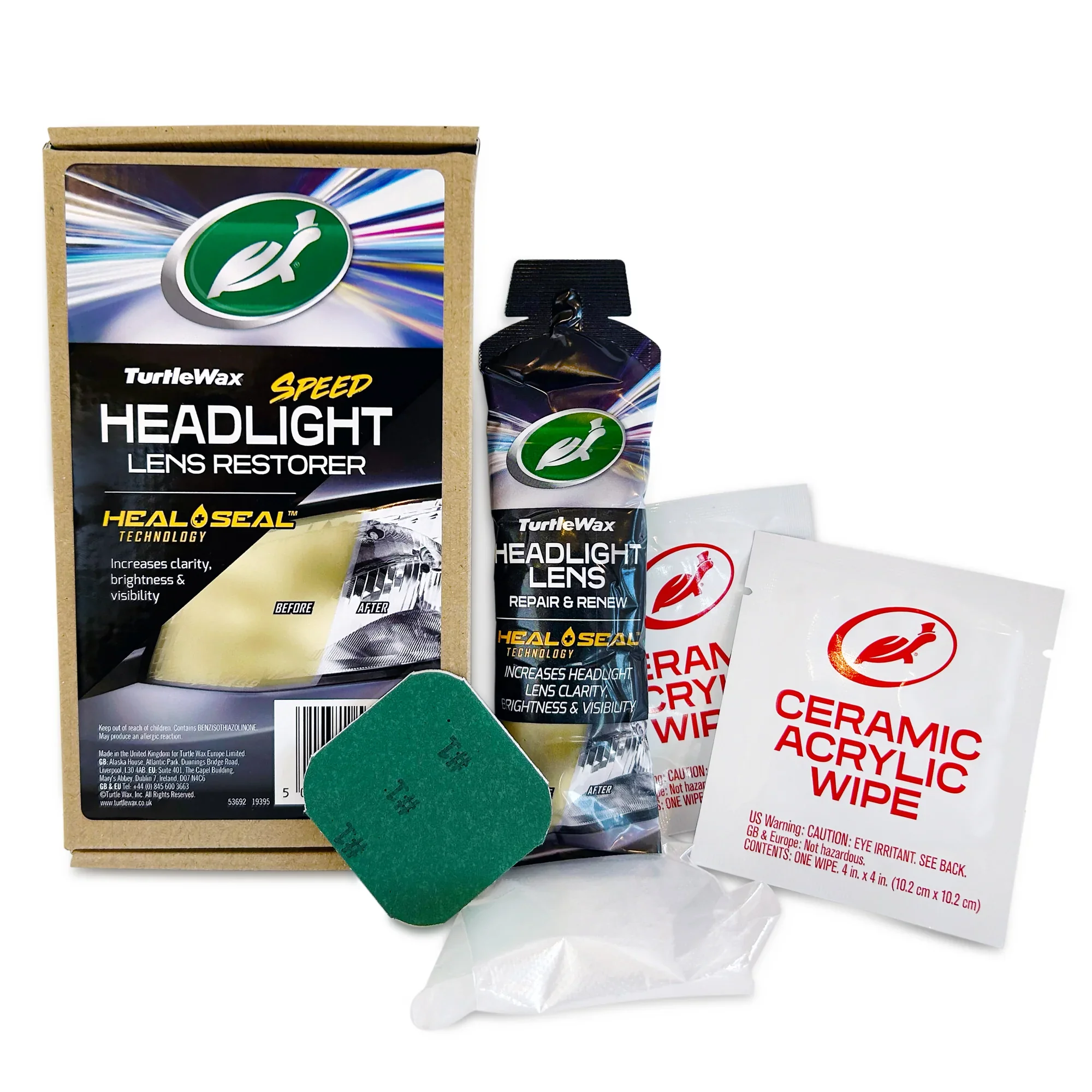 Speed Headlight Lens Repair & Renew Kit