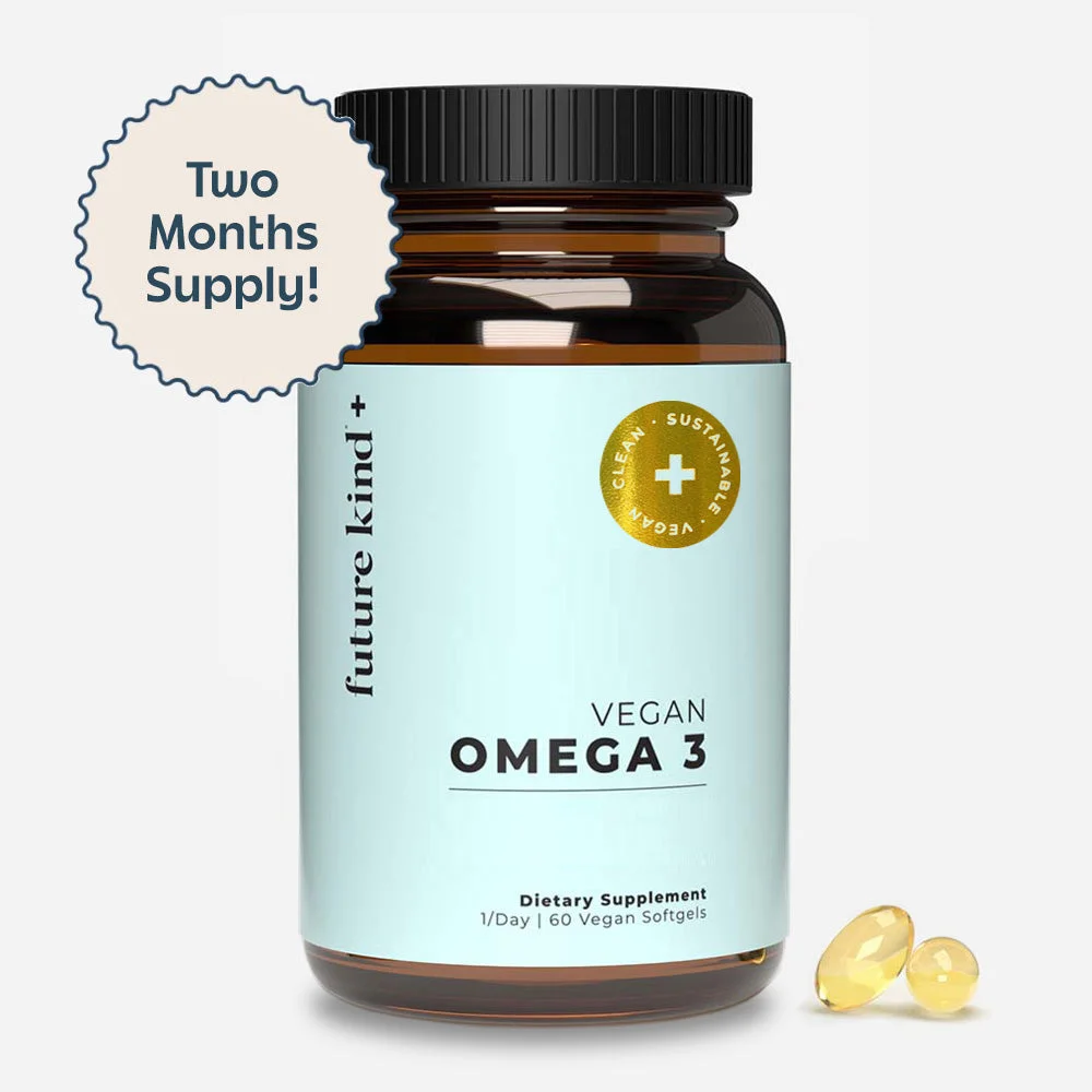 Vegan Omega-3 Supplement - 500mg DHA + EPA Algal Oil