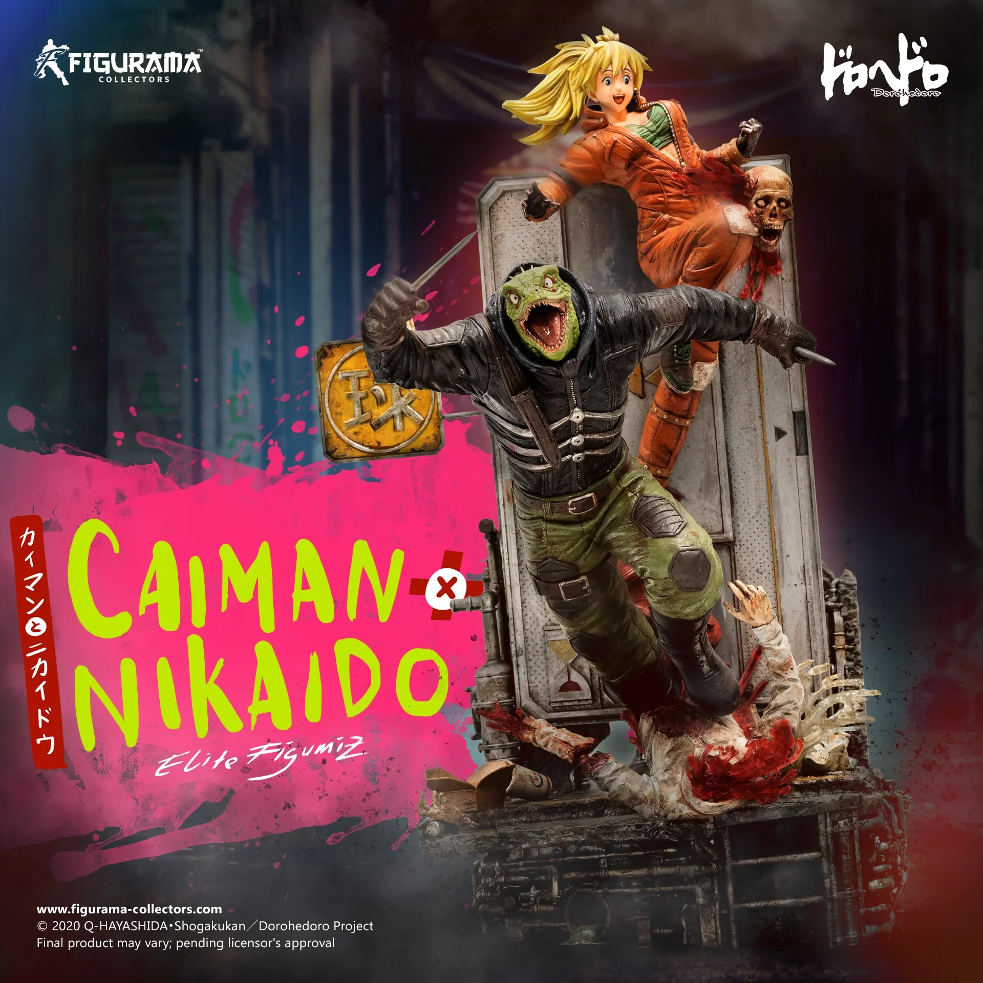 Dorohedoro: Caiman & Nikaido Elite FigumiZ Statue