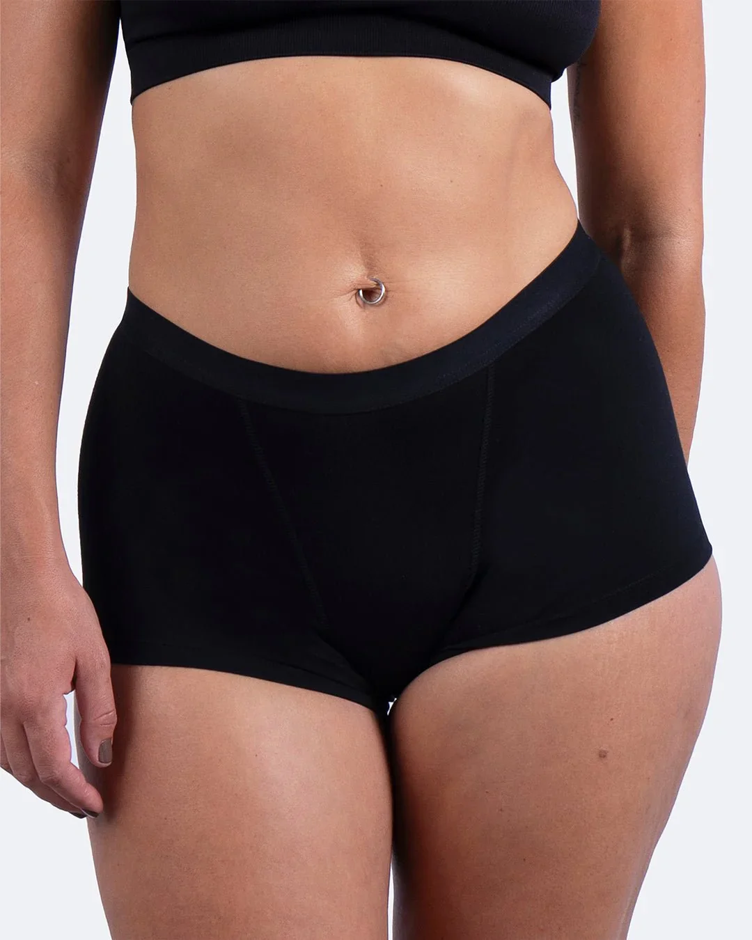 Boxer menstruel noir