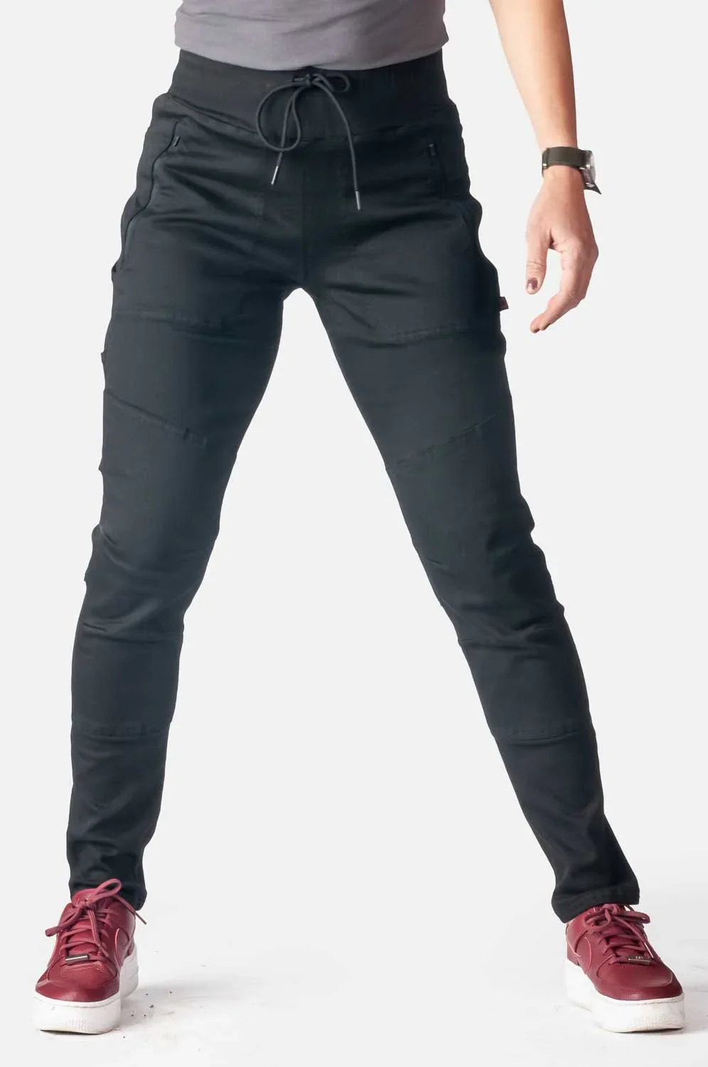 Christa X DIY Pant in Black Denim