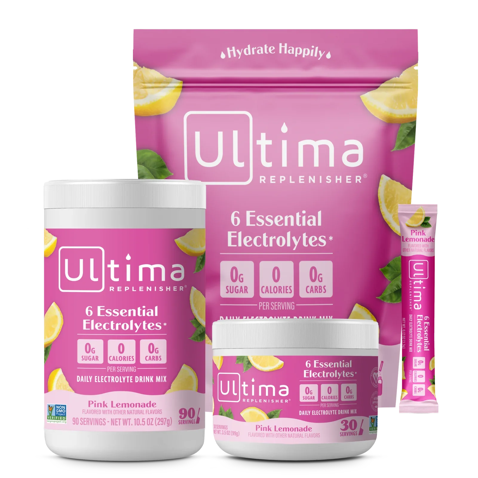 Pink Lemonade electrolyte drink mix