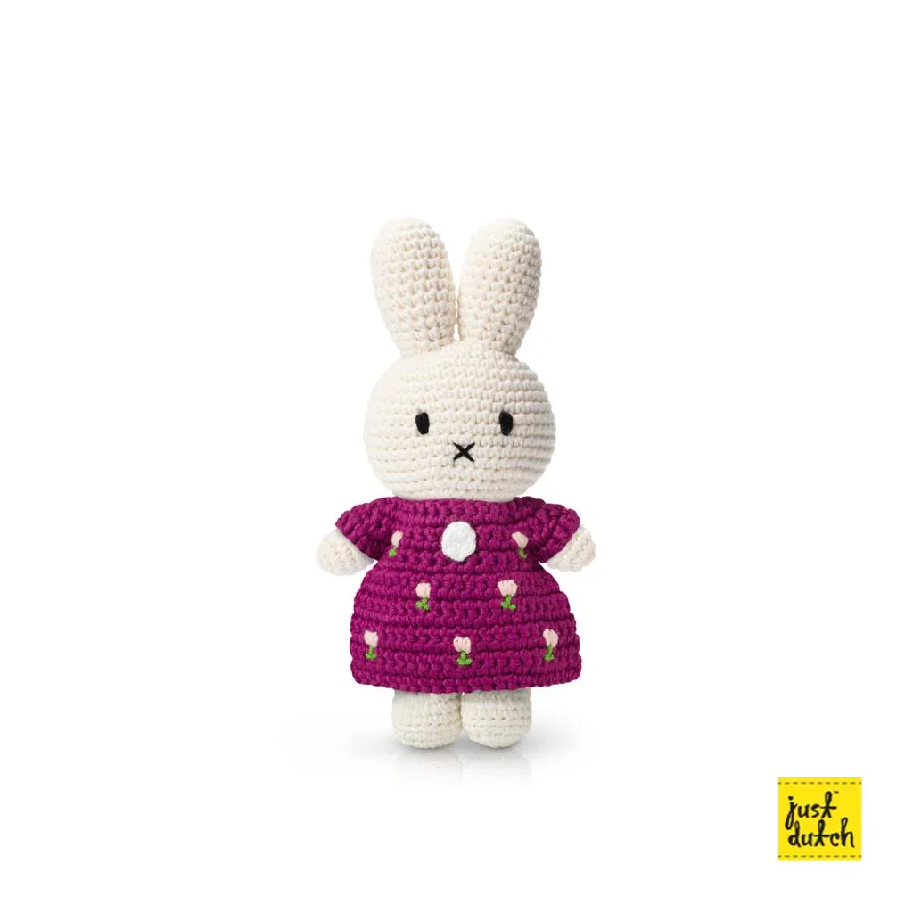 Miffy Tulip Crochet Doll Handmade