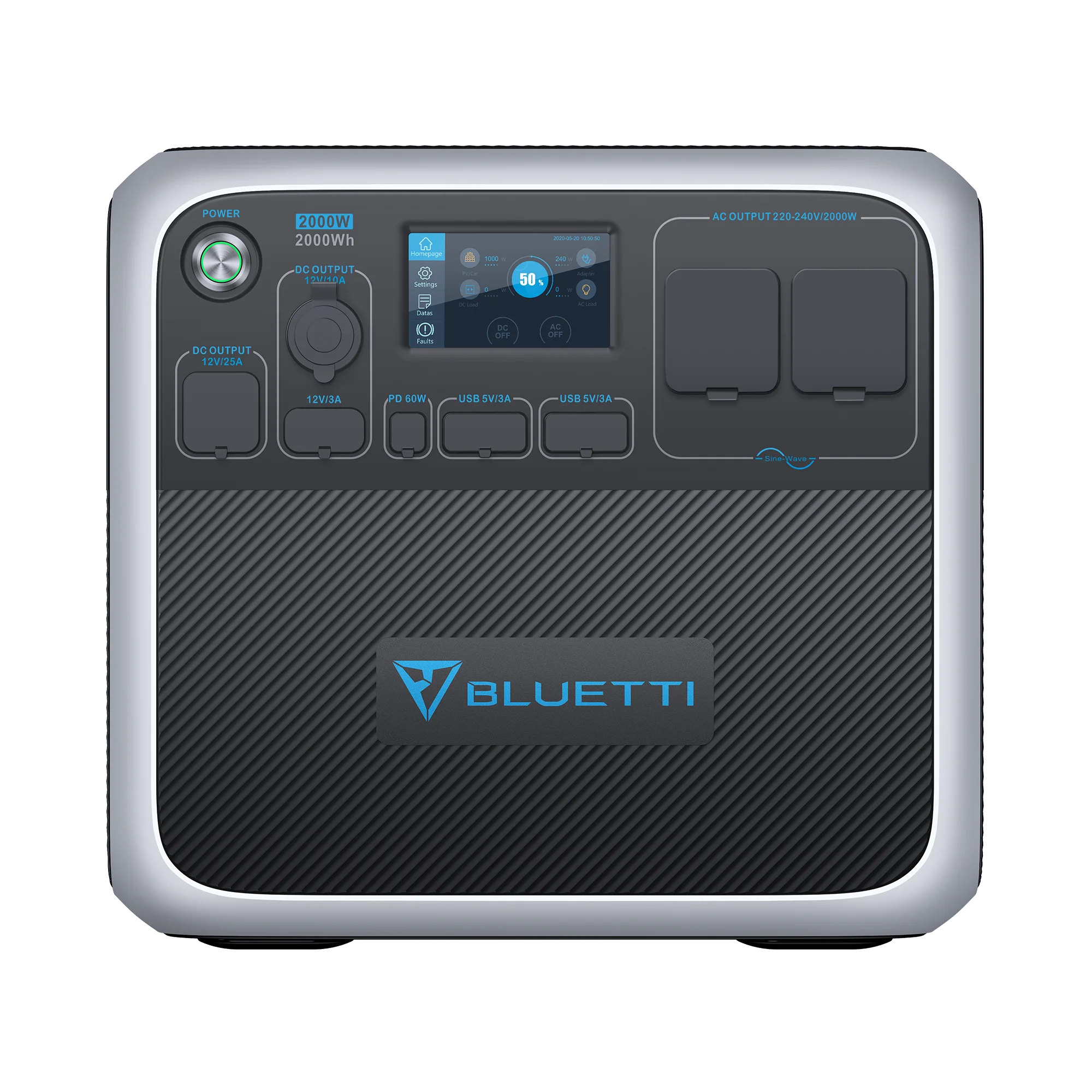 BLUETTI PowerOak AC200P Solar Portable Power Station | 2000W 2000Wh