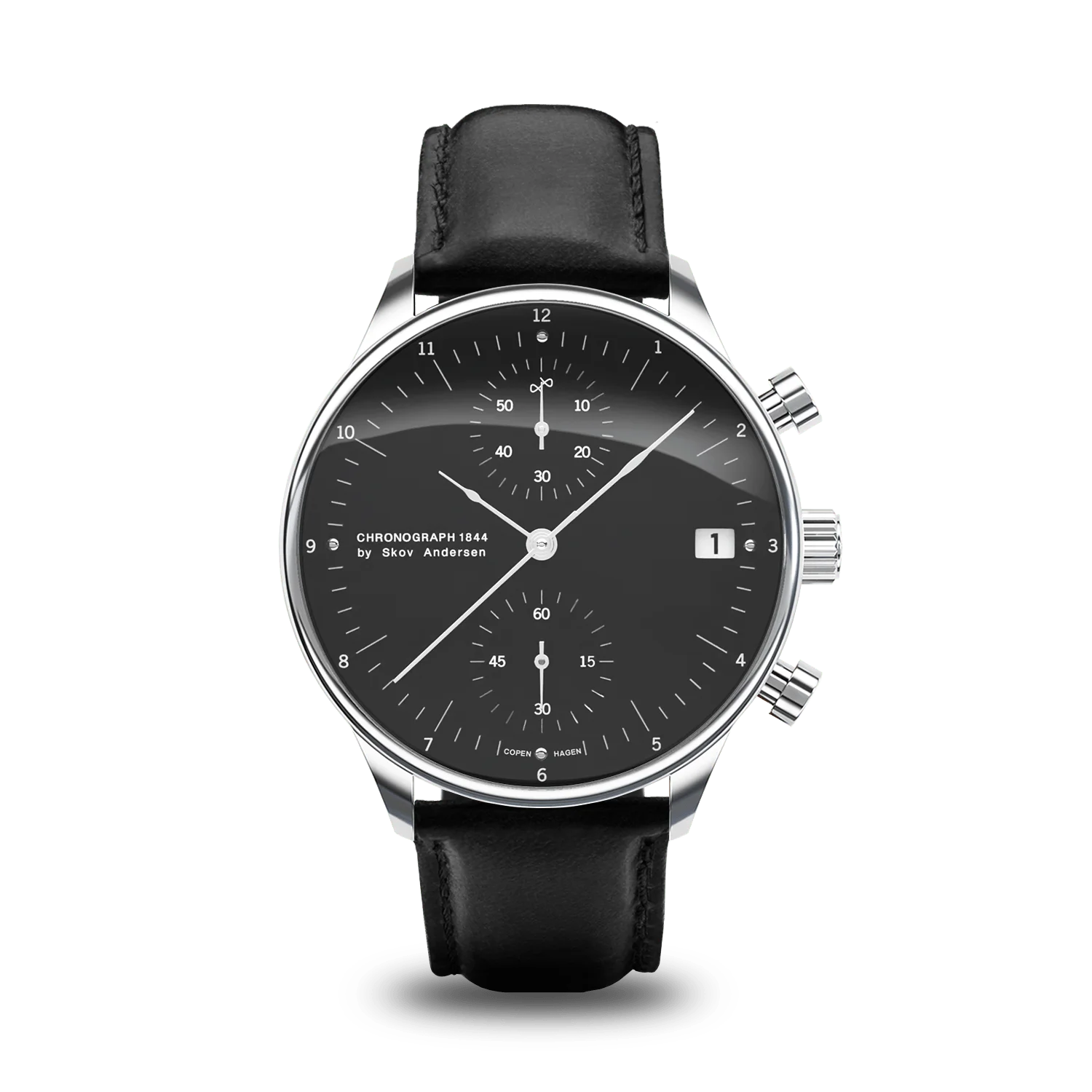 1844 Chronograph, Steel / Black