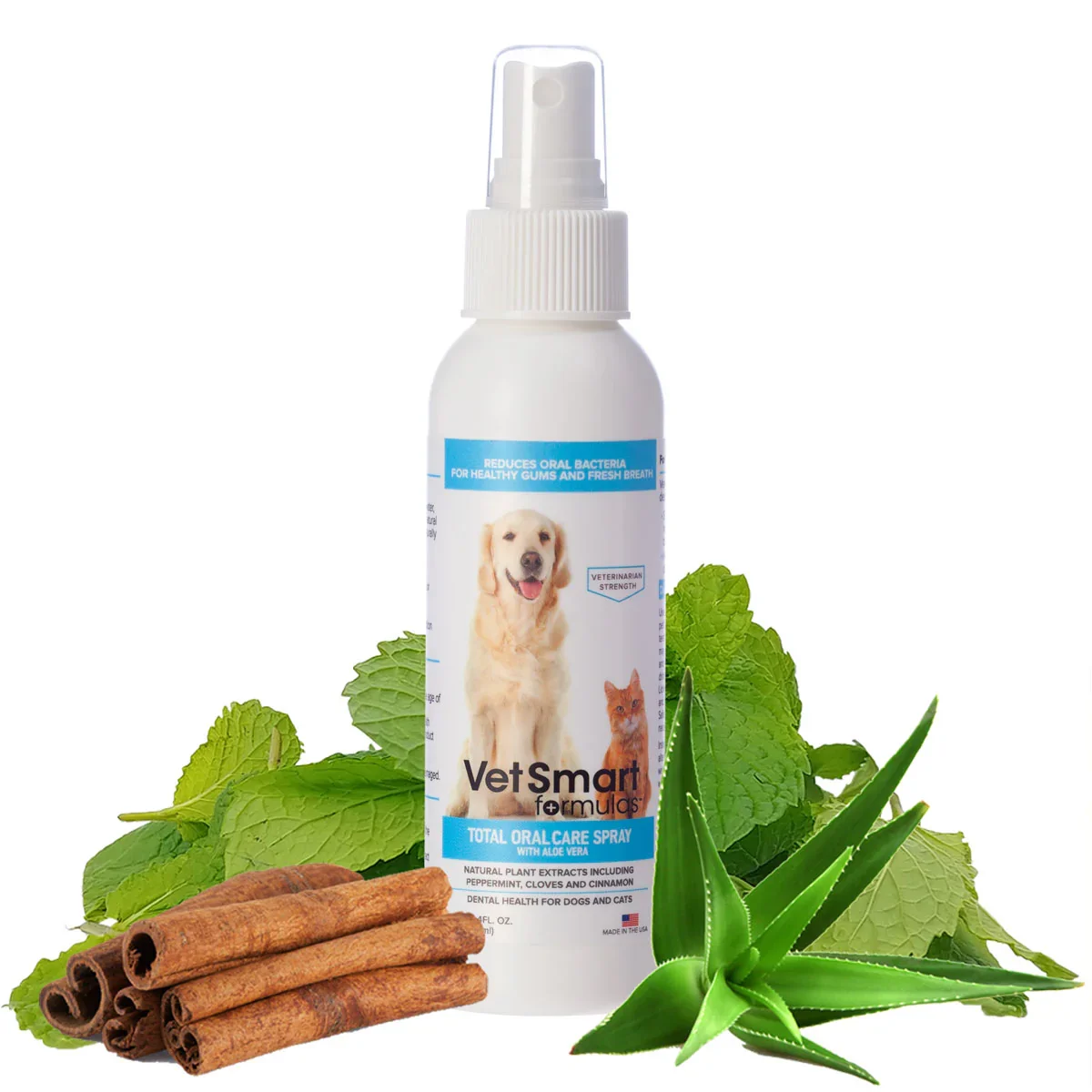 Total Oral Care Spray with Aloe vera for Dogs & Cats