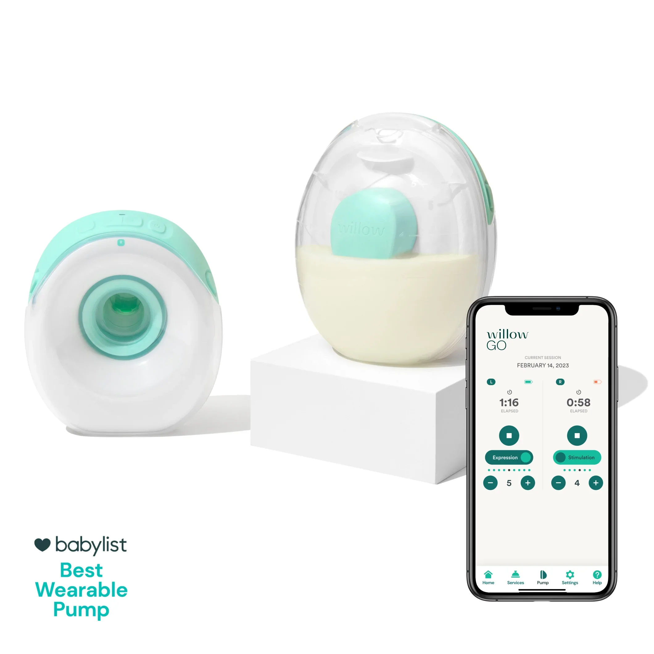 Willow Go® Wearable Breast Pump