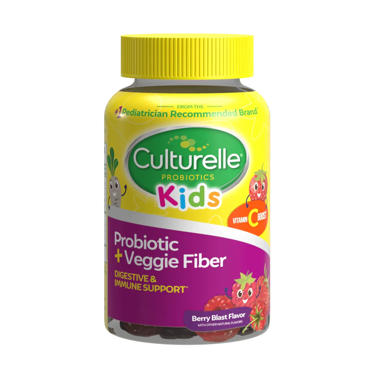 Culturelle® Kids Probiotic + Veggie Fiber Gummies