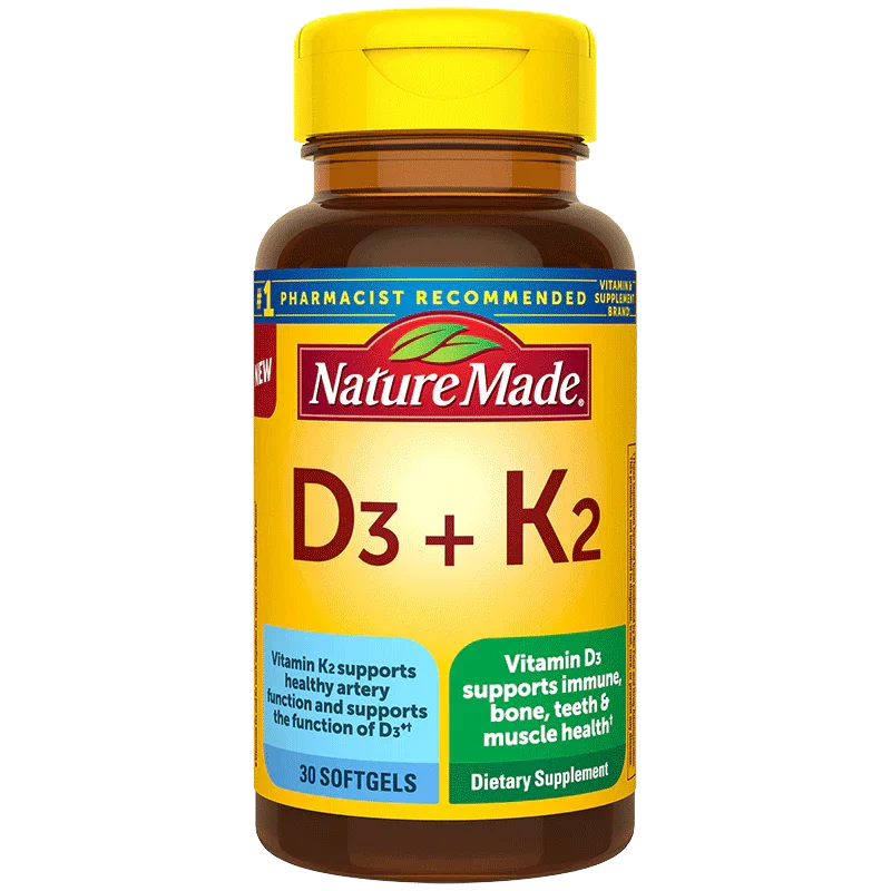 Vitamin D3 + K2 Softgels