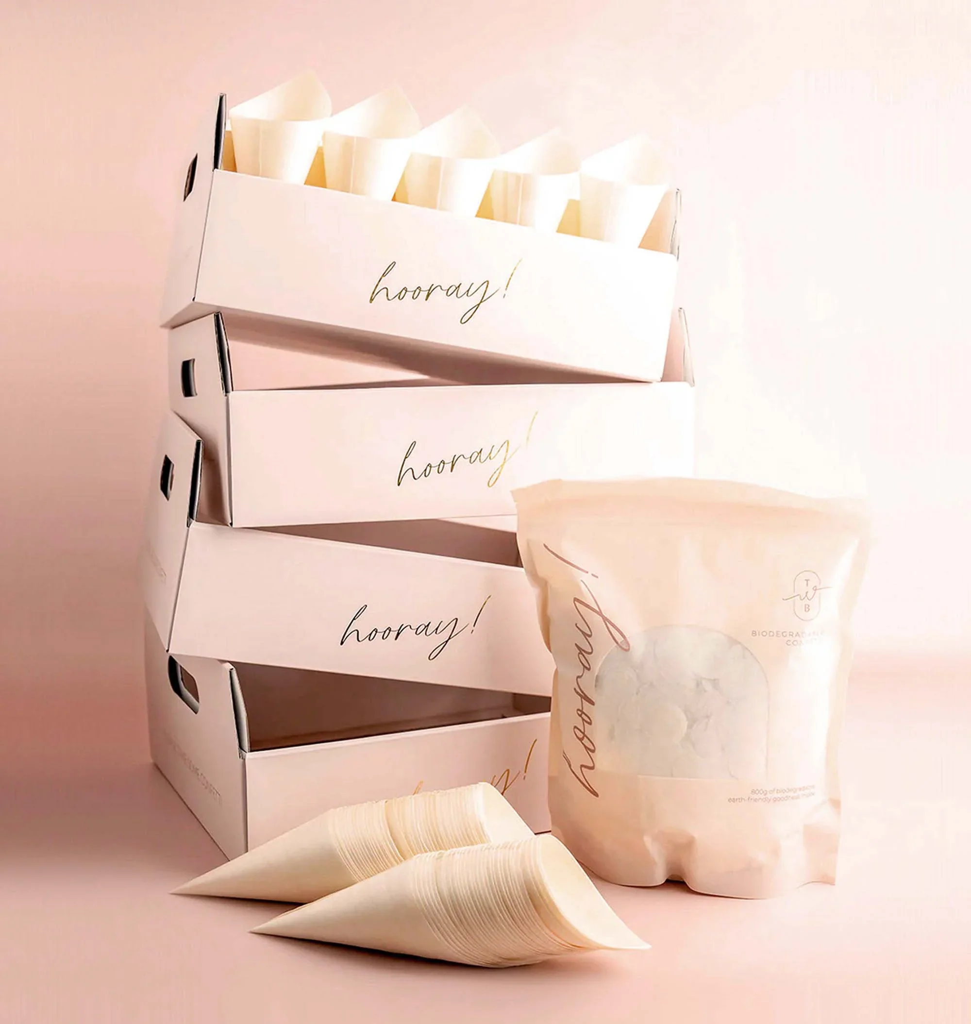 The Ultimate Confetti Bundle - Circle (cones, confetti + trays)