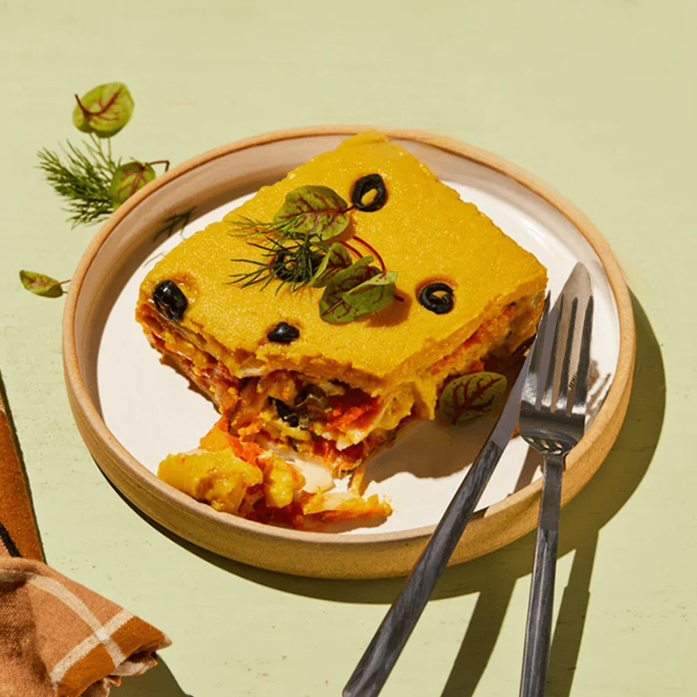 Tomato, Pumpkin & Seasonal Vegetable Lasagne