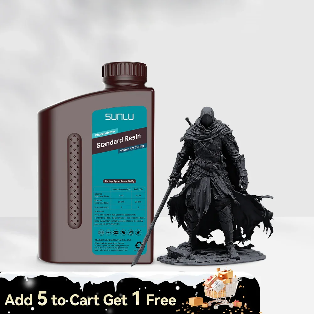 [Get 5 for the Price of 4] 1000g Standard Resin, Water-wash Standard Resin and Standard Plus Resin