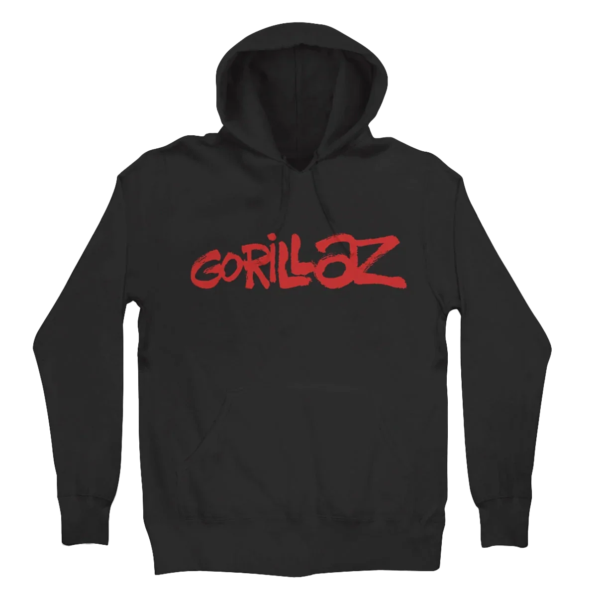 Gorillaz Spray Logo Hoodie Black