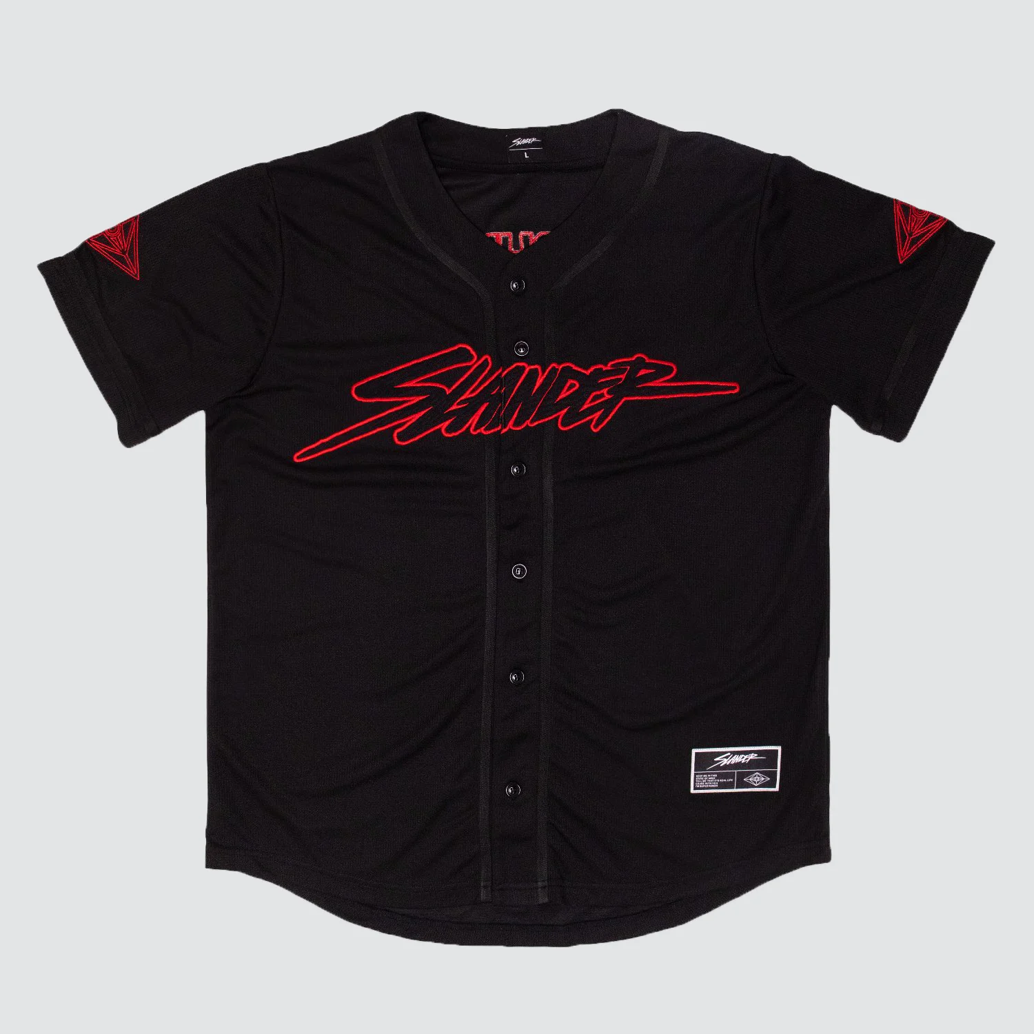 SLANDER BLACK/RED FESTIVAL JERSEY