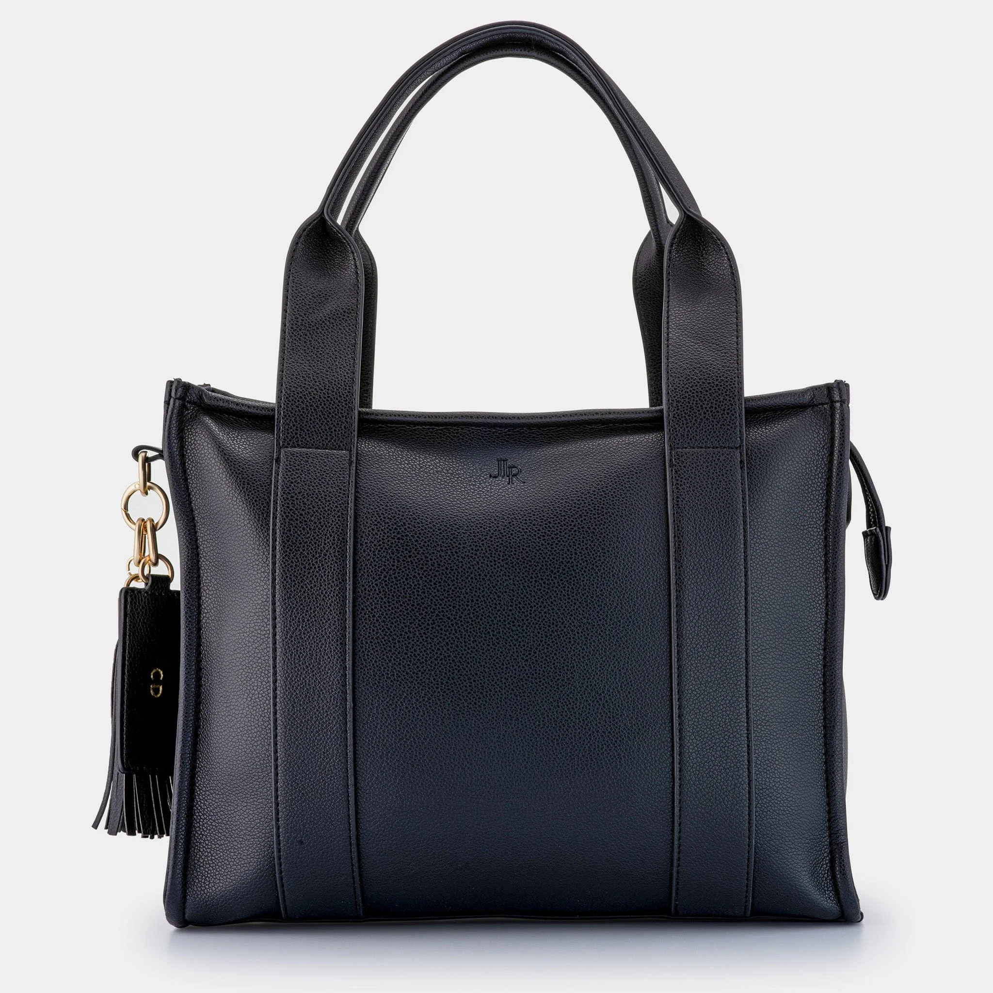 Black Medium Taylor Tote Bag - Premium Vegan Leather *Pre-order*
