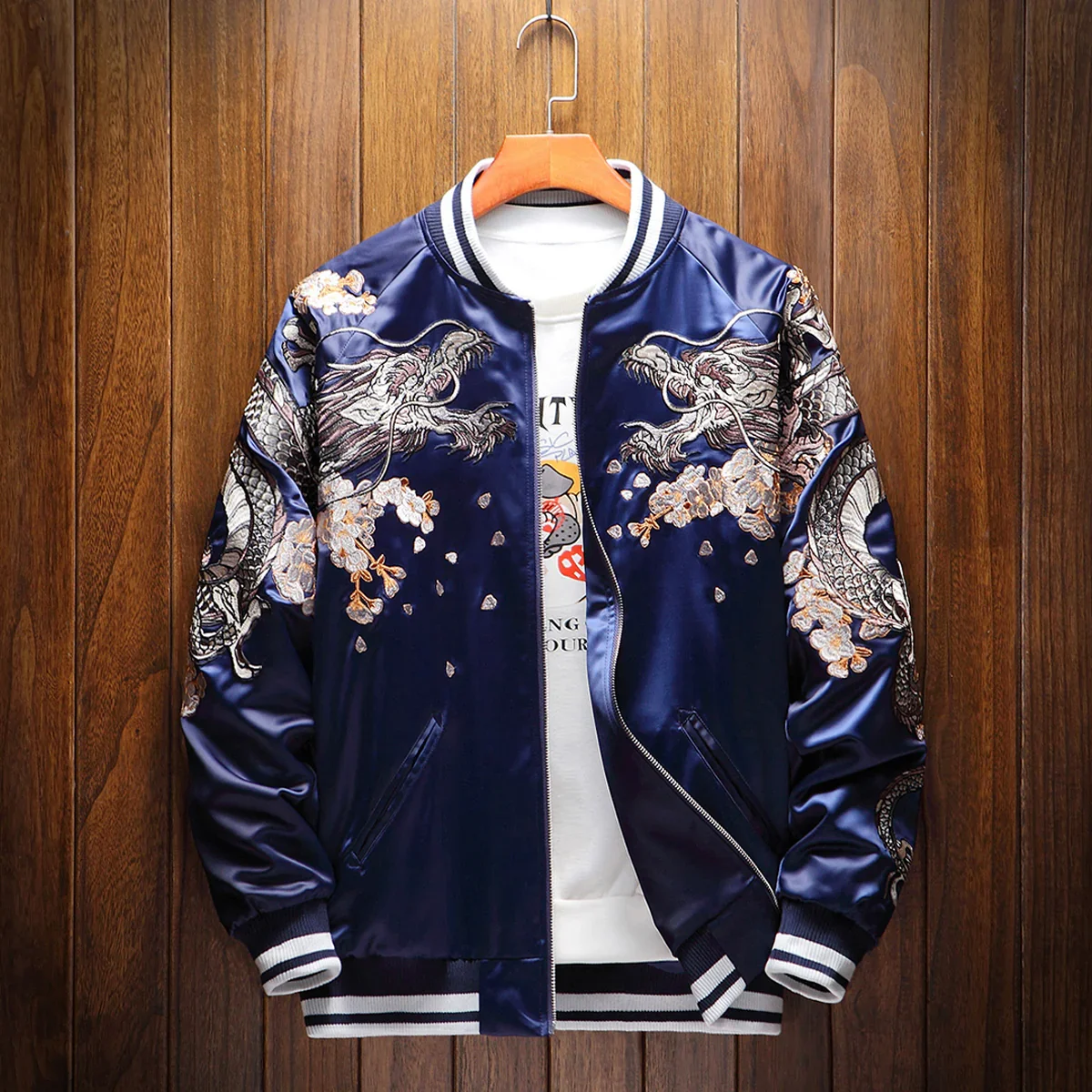 Double Dragon & Phoenix Sukajan Souvenir Jacket