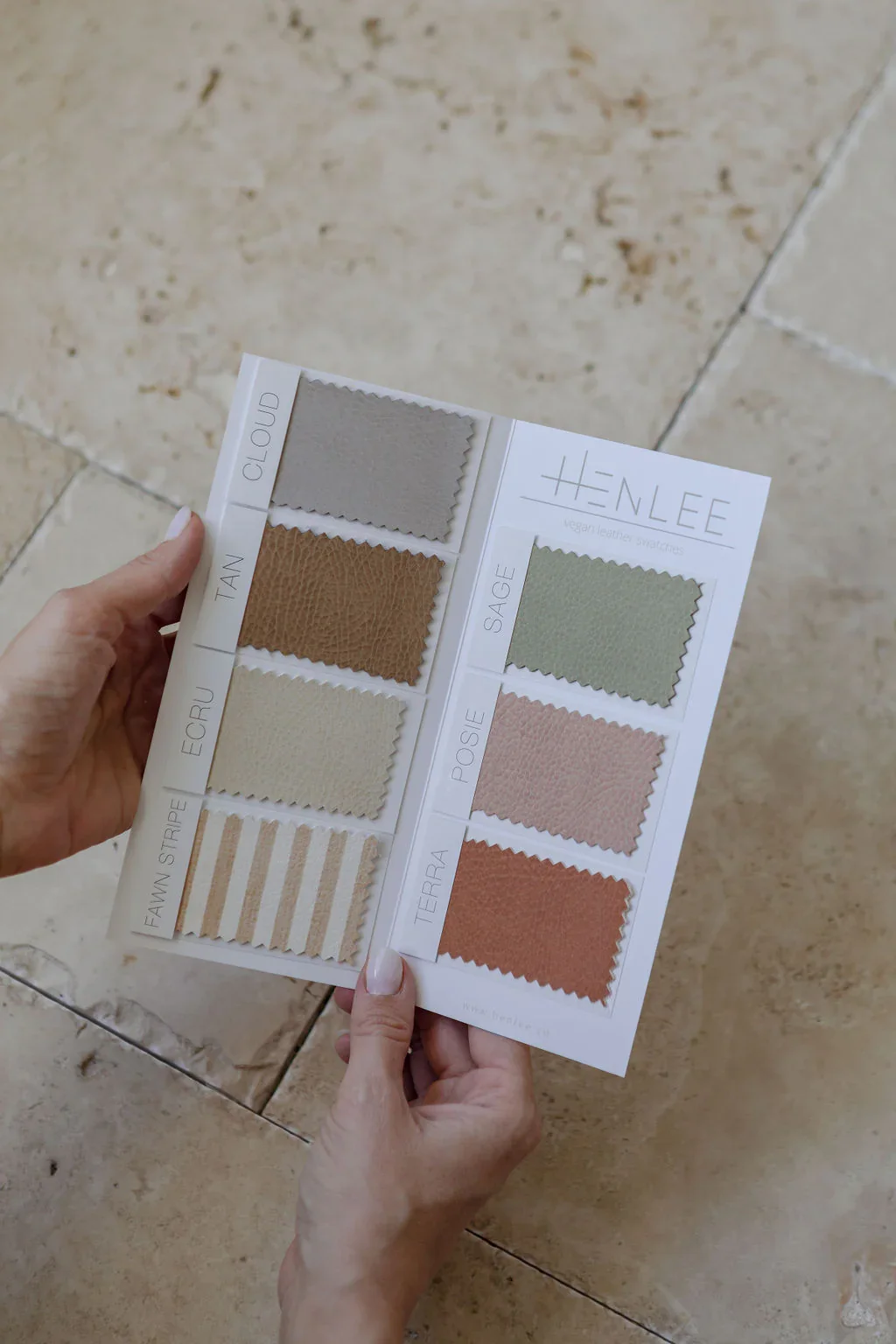 COLOUR SWATCHES (faux leather)