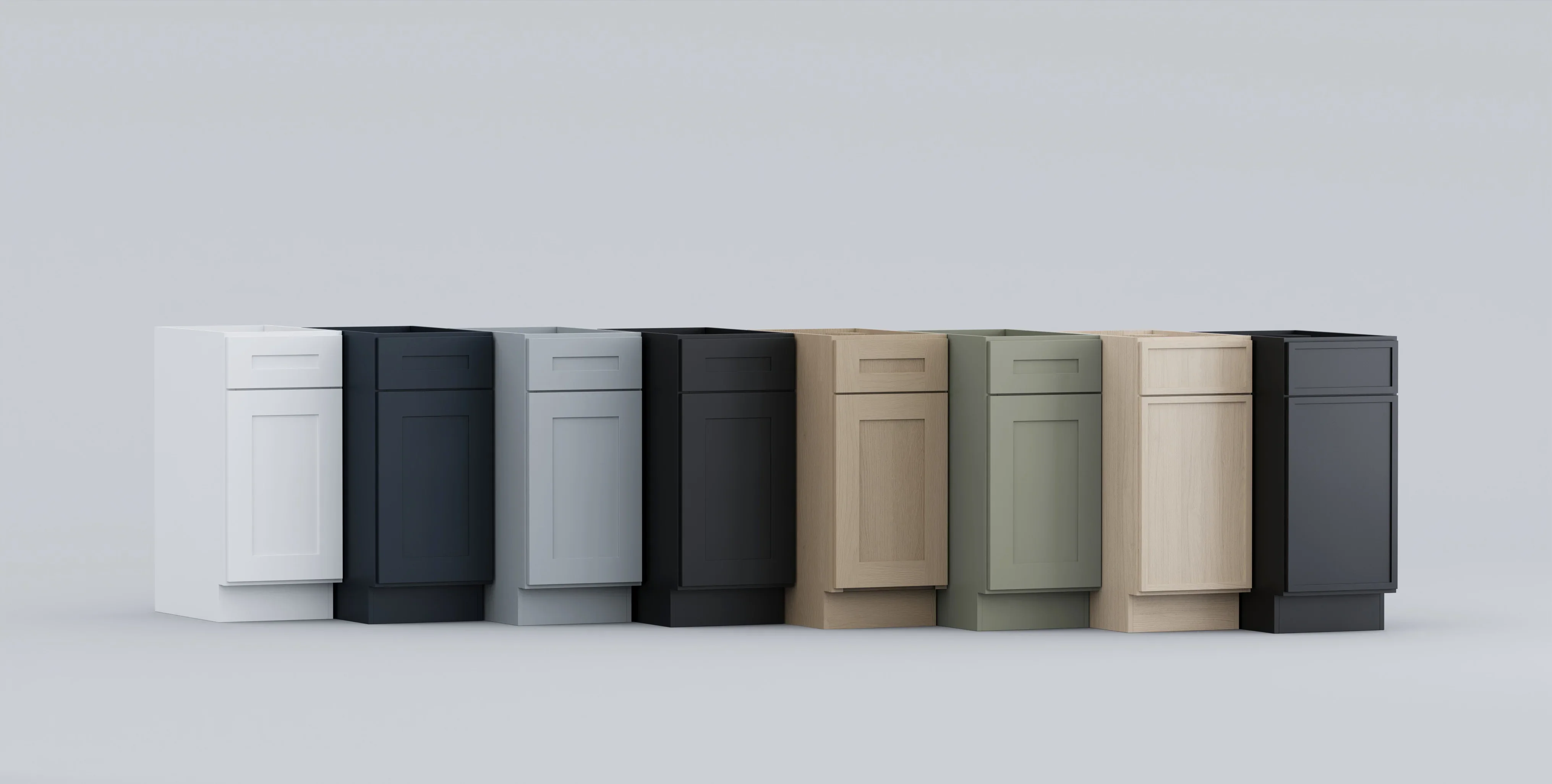 Lanae Cabinetry Shaker and Slim Frame Shaker Full Size Sample Door