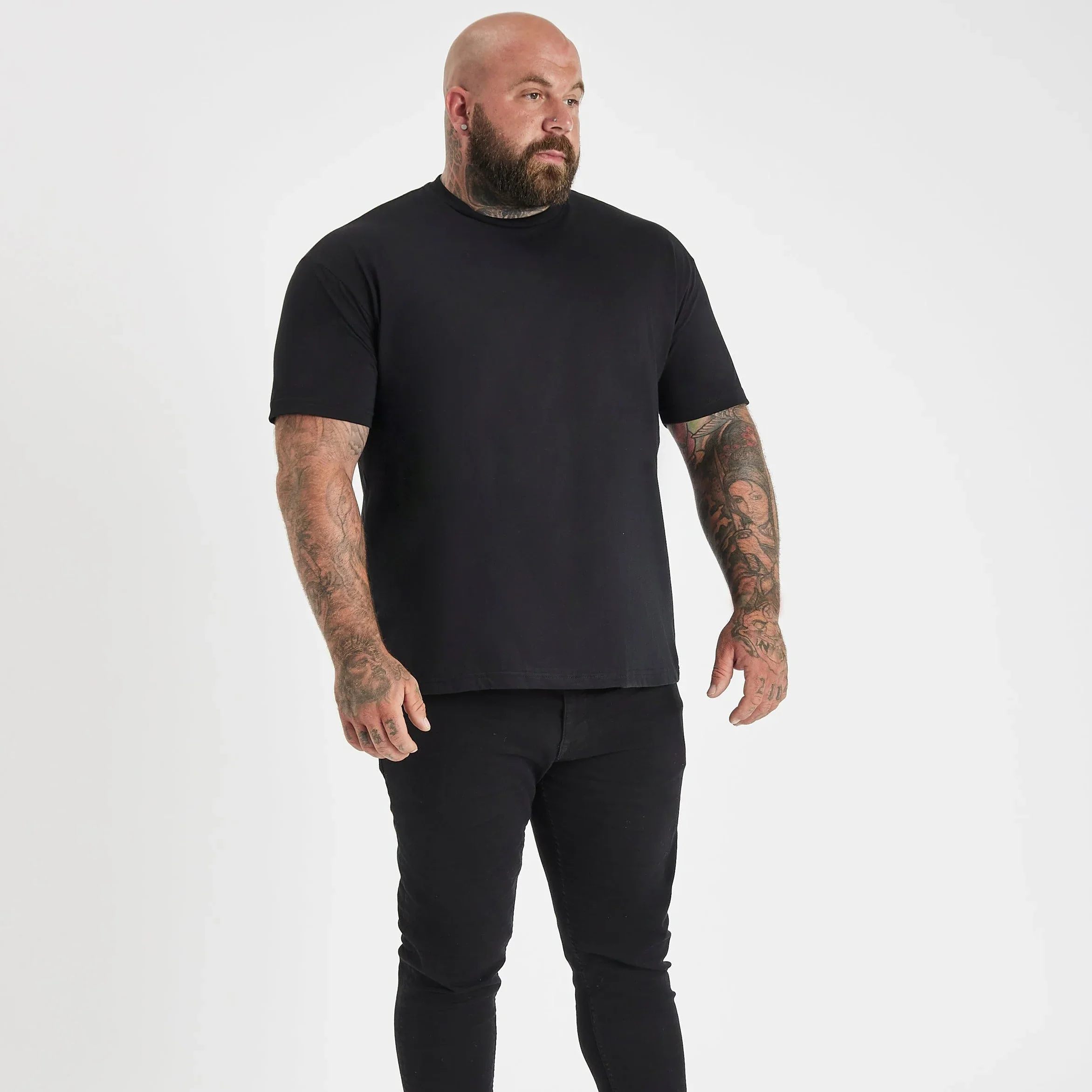 Black Crew Neck