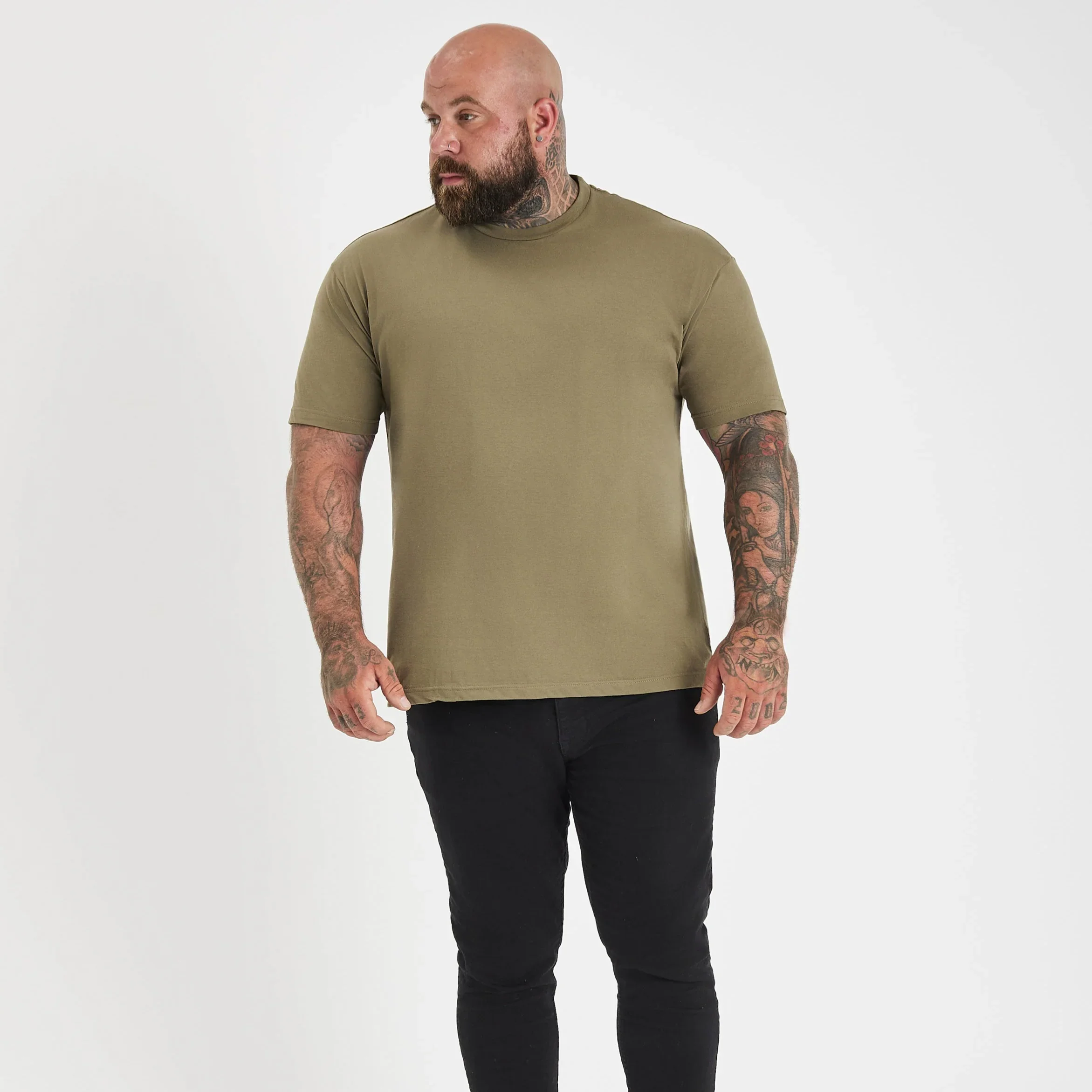 Khaki Crew Neck