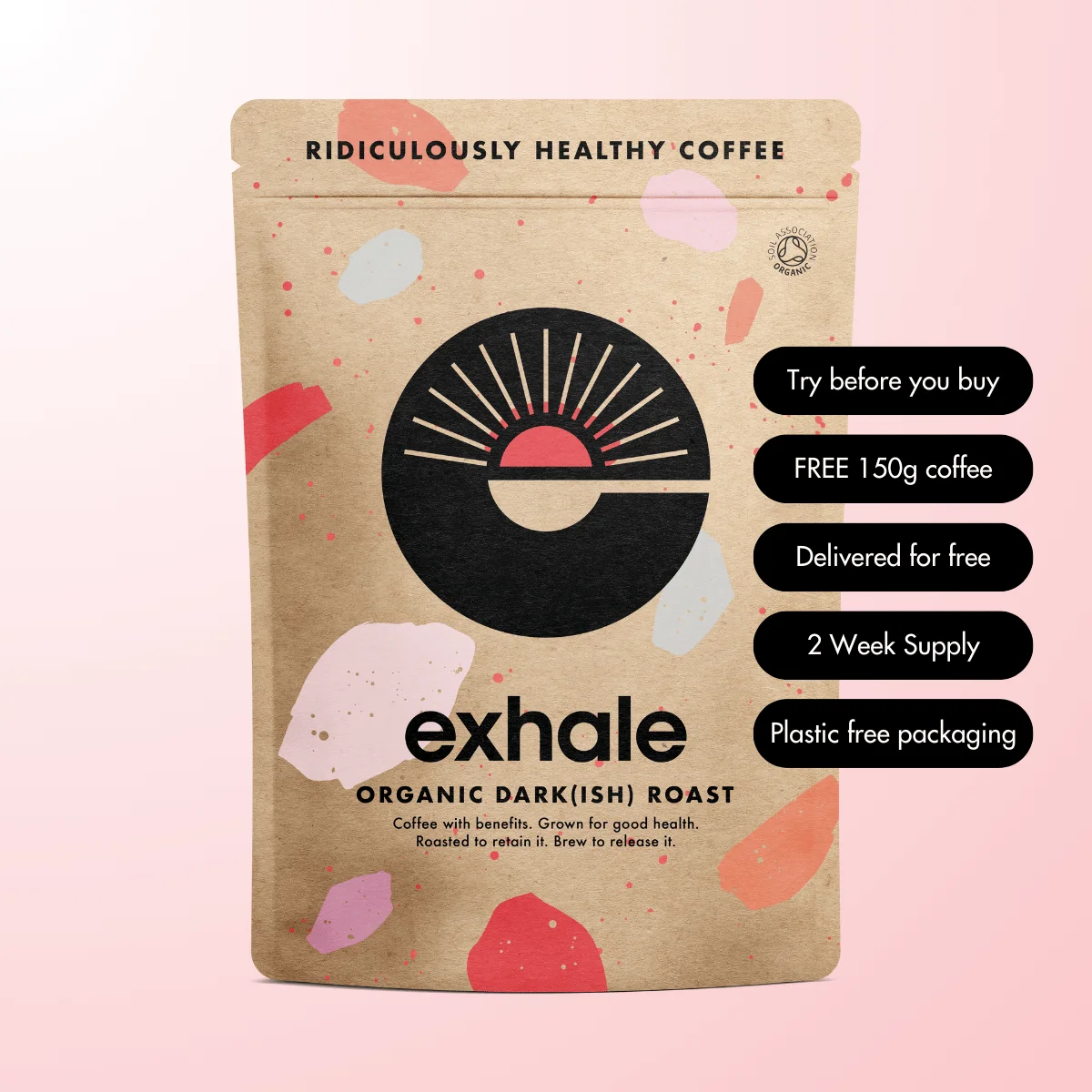Free Trial of Exhale Healthy Coffee (+ free shipping)