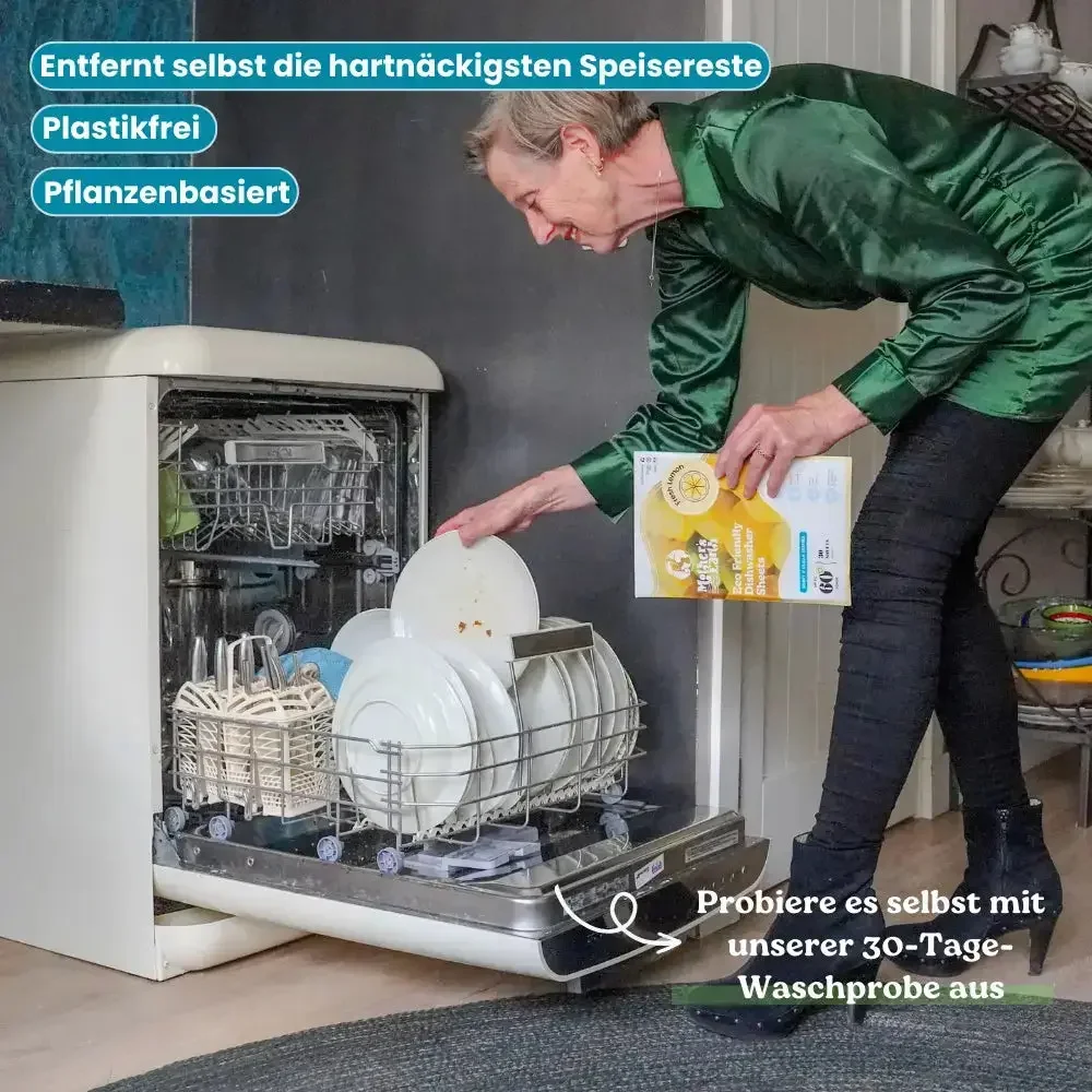 Umweltfreundliche Spülmaschinen-Blätter