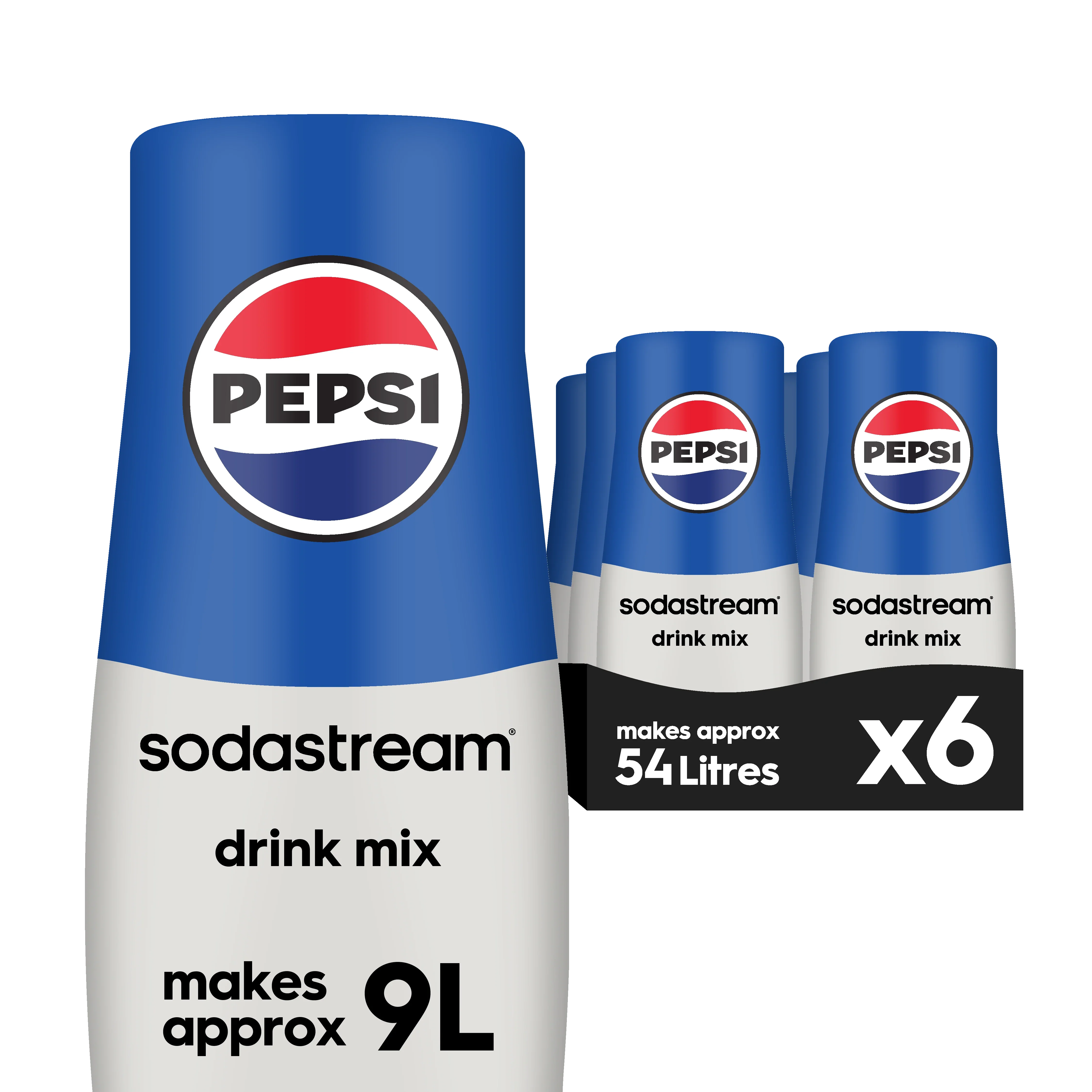 Sodastream Pepsi® 6 Pack Syrup Drink Mix 440ml
