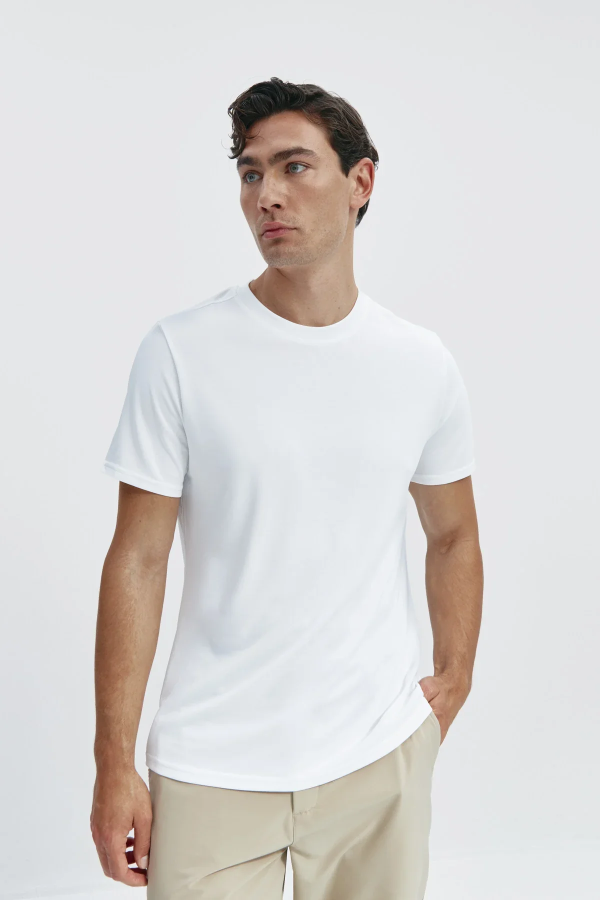 Camiseta  blanca hombre