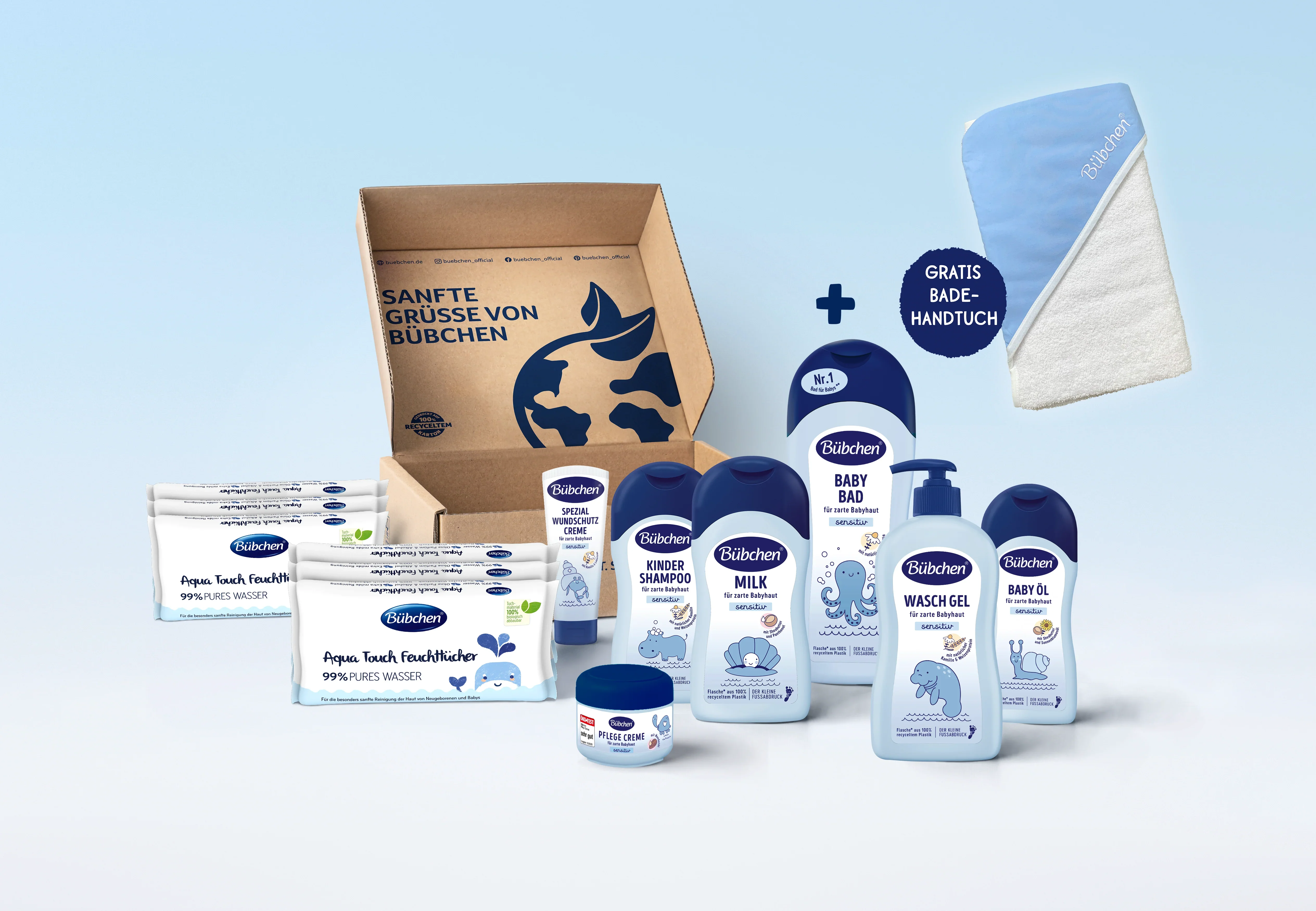 "Willkommen Baby" - großes Starter Set