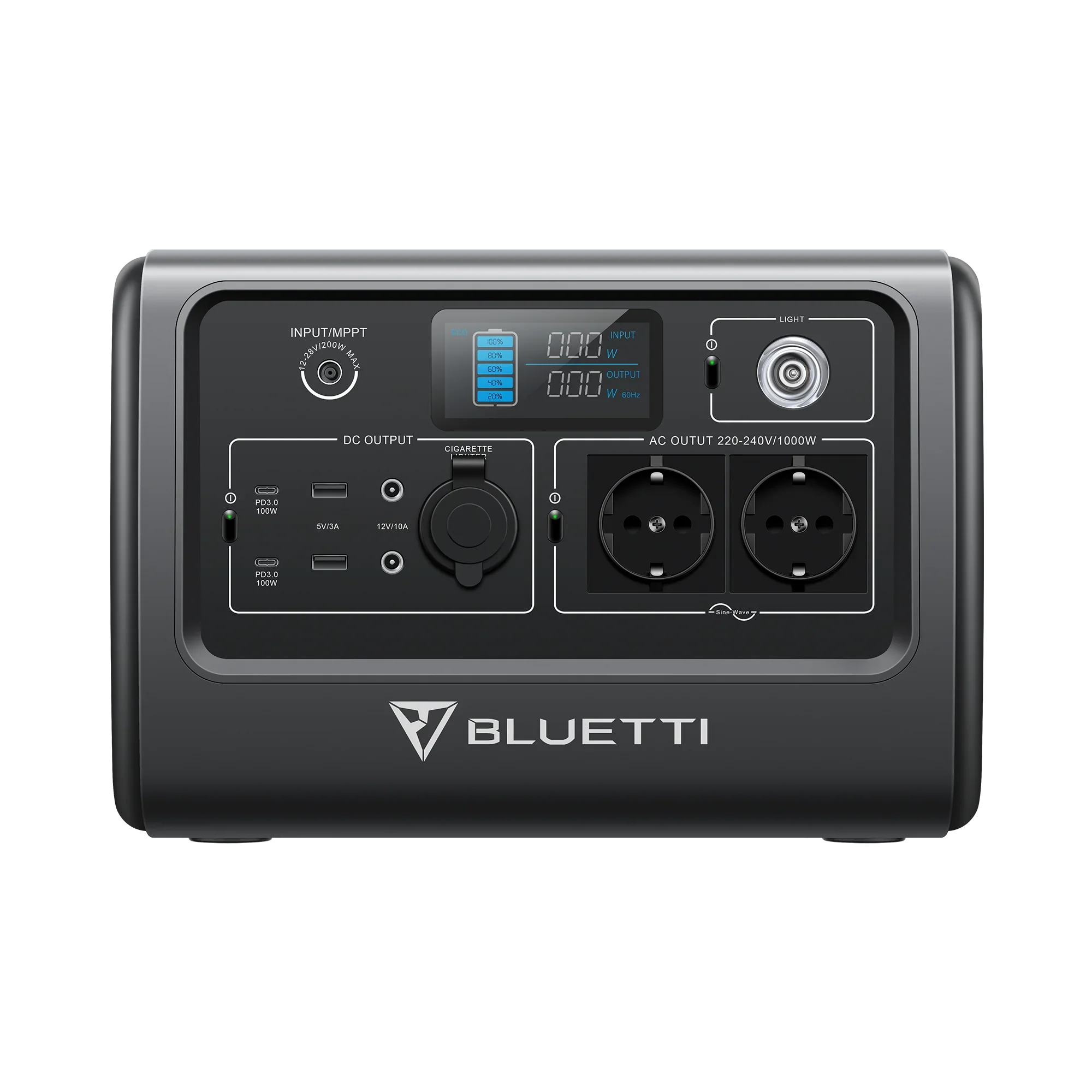 BLUETTI PowerOak EB70 Portable Power Station | 1000W 716Wh