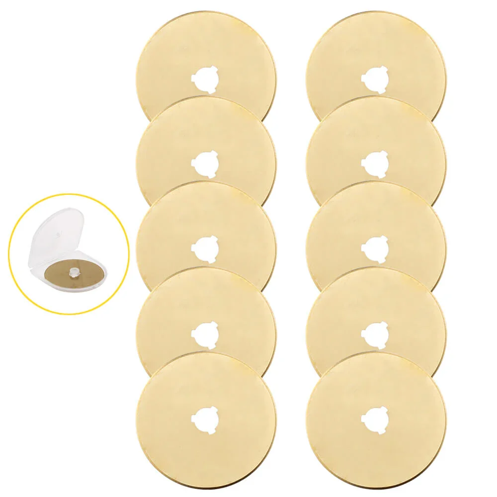 60mm Titanium Coated Rotary Cutter Blades  - Pack OF 10