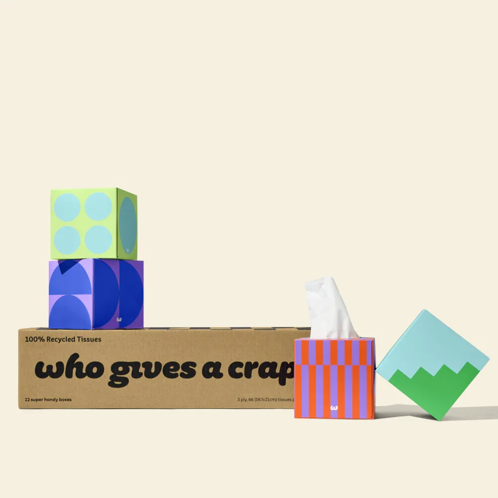 100% Recycled Tissues