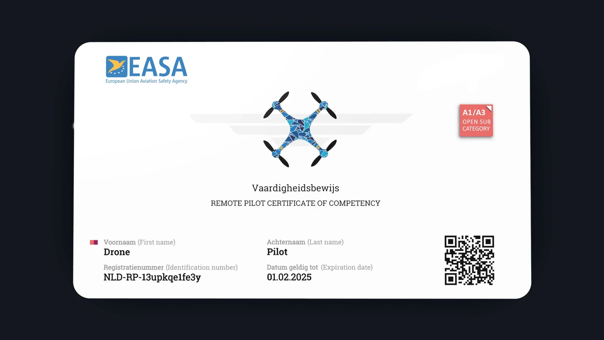 Drone License (start)