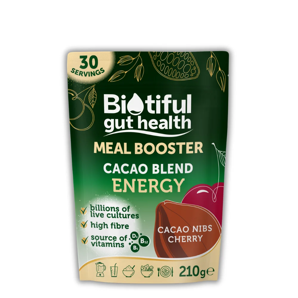 7 in 1 Gut Health Meal Booster, High Probiotics & Prebiotic Fibre, source of Protein, Cacao Blend Energy