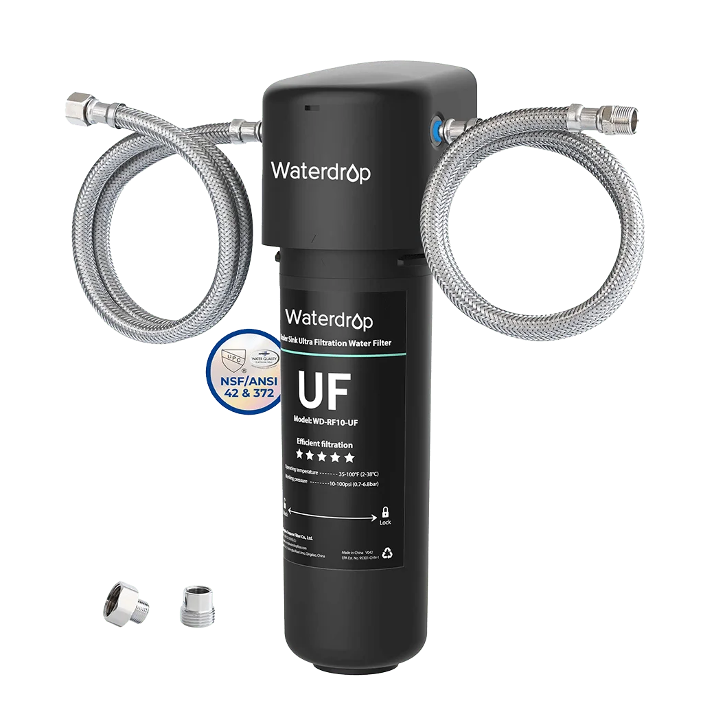 0.01 μm Ultra Filtration UnderSink Water Filter | Direct Connect Filtration System