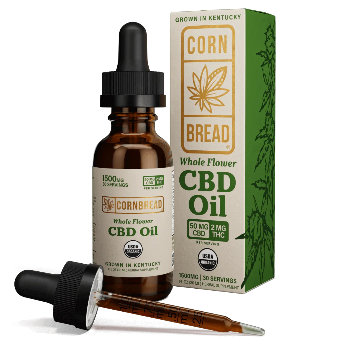 Whole Flower USDA Organic CBD Oil