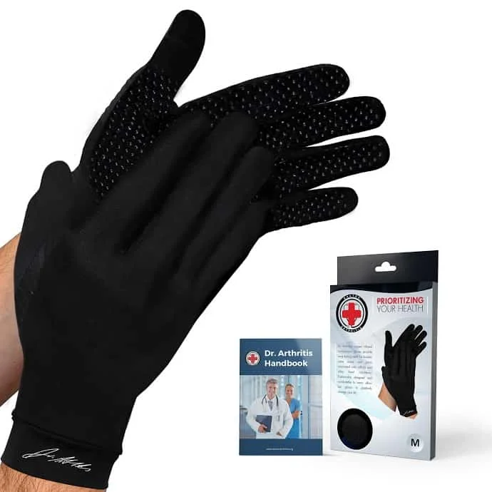 Copper Compression Gloves (Full-Fingered)