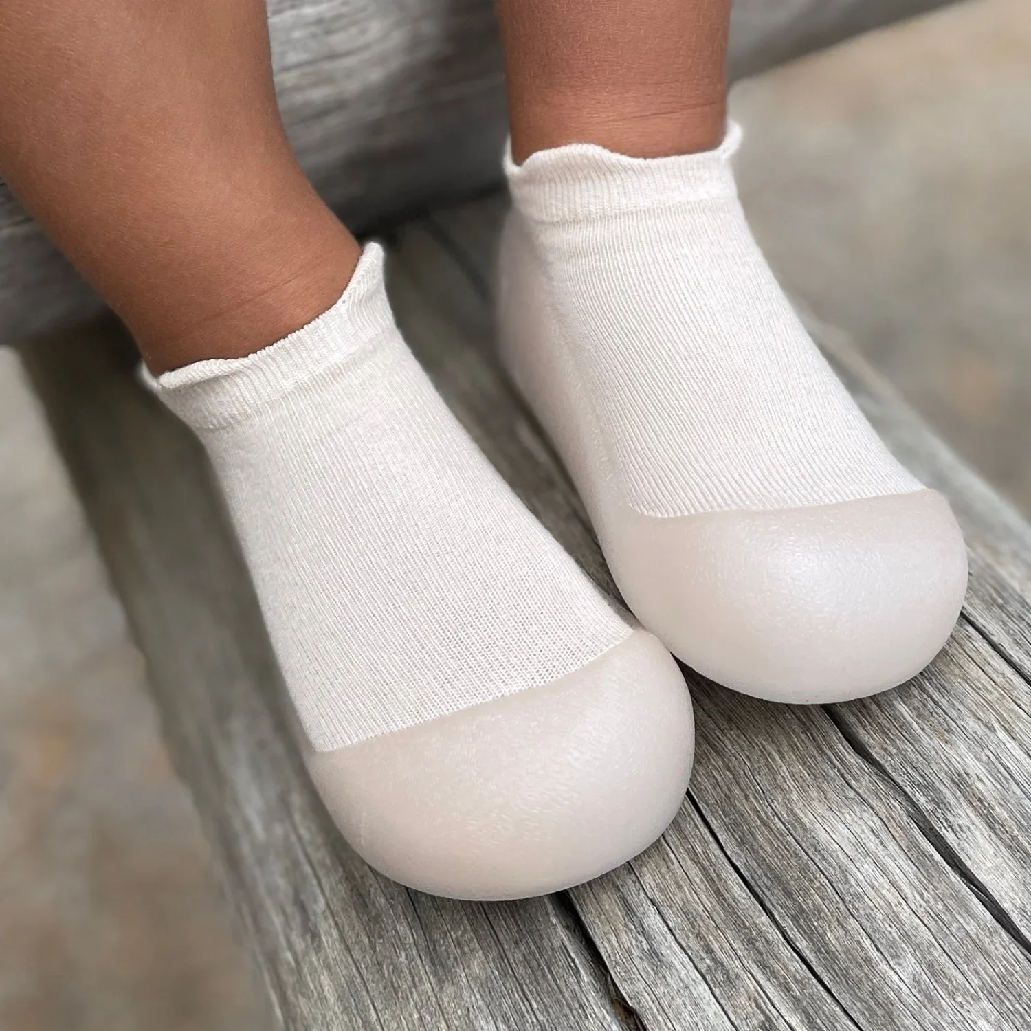 Sole Sox Beige Low Cut Pre-walker Baby Shoes