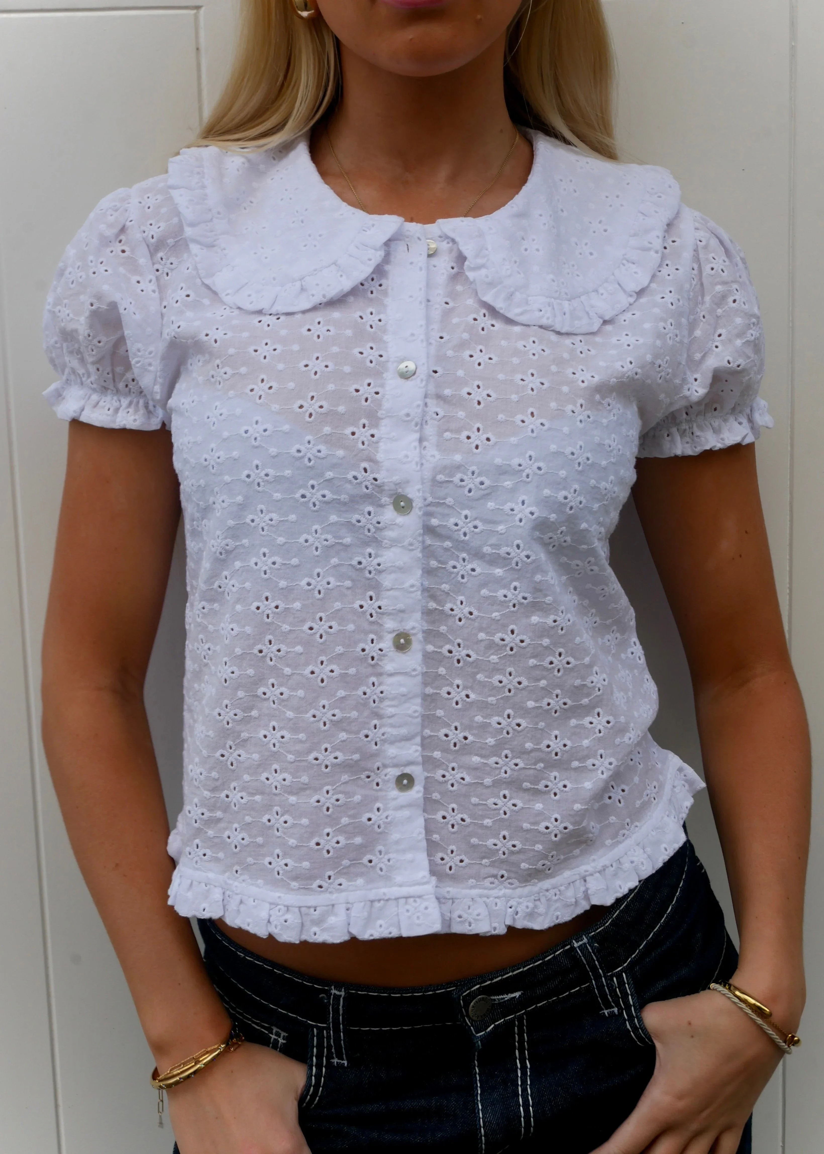 Bonnie Blouse - White