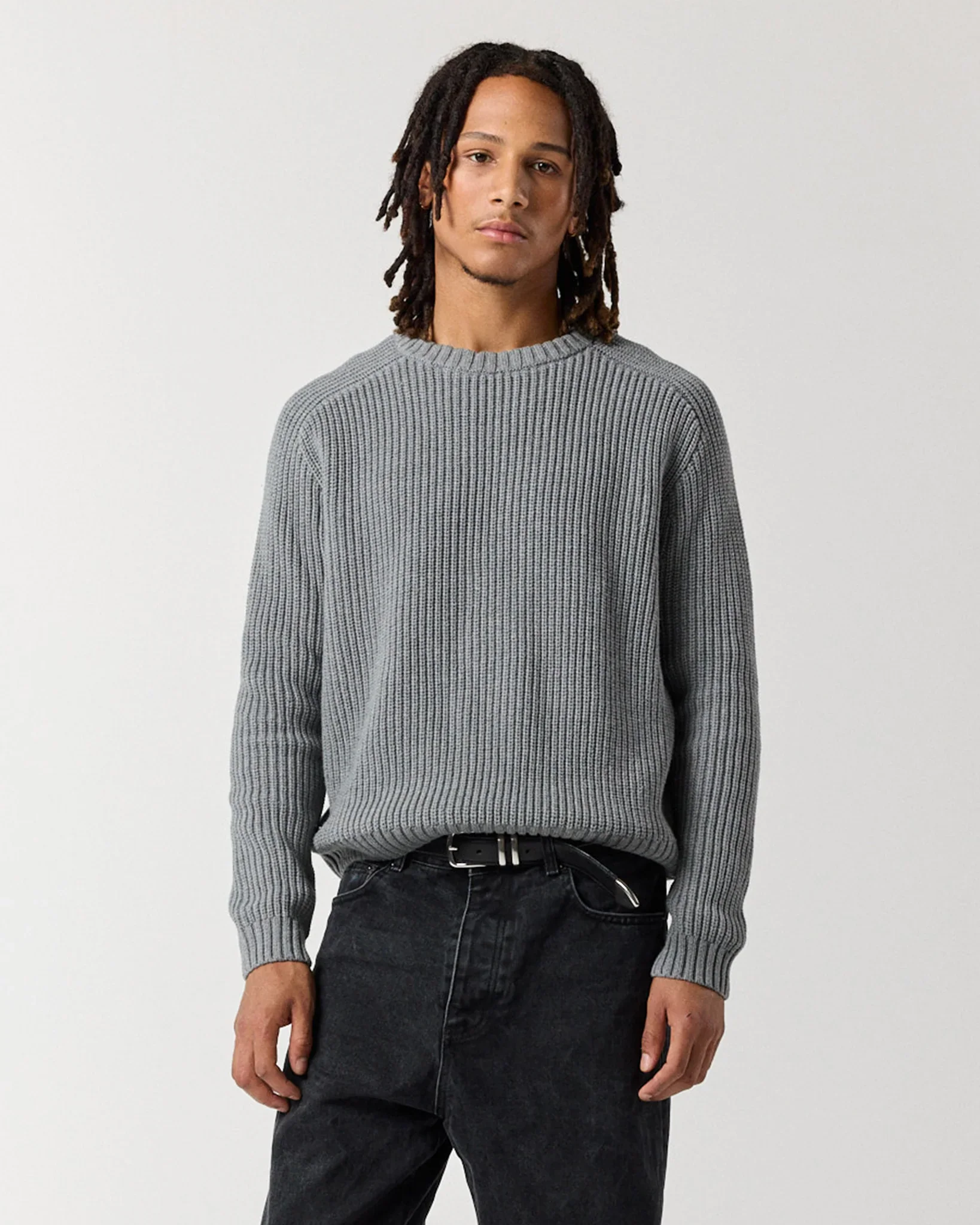 Everyday Fisherman Sweater - Grey