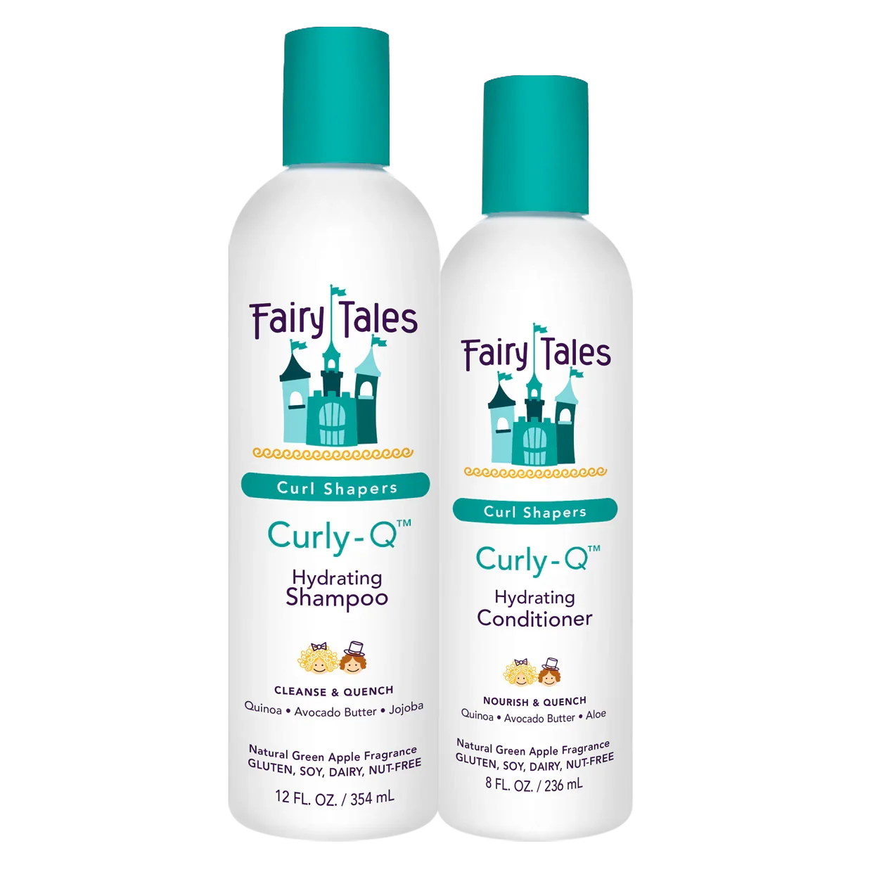 Curly-Q™ Kids Curly Hair Shampoo & Conditioner Kits