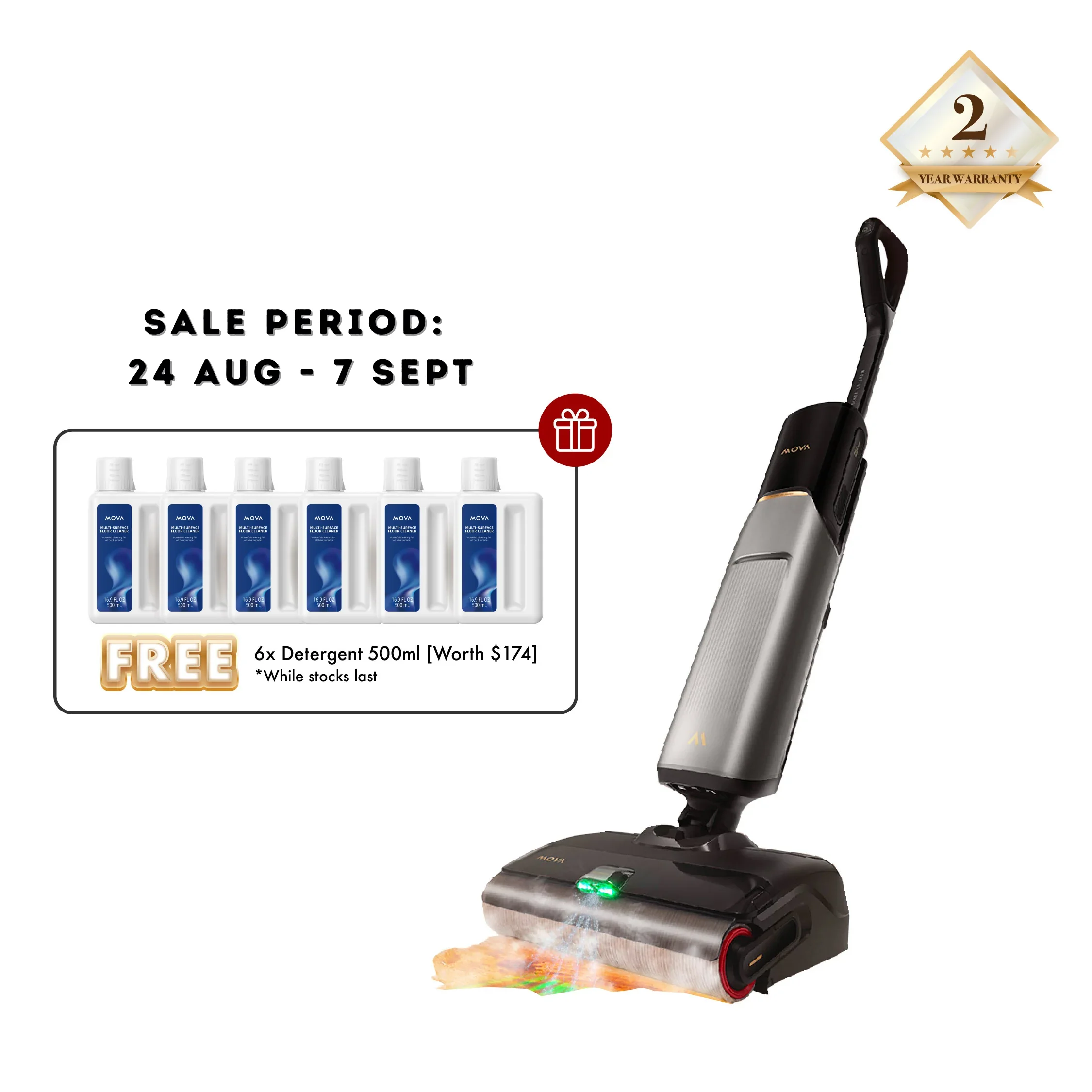 Mova X4 PRO Wet and Dry Vacuum Cleaner