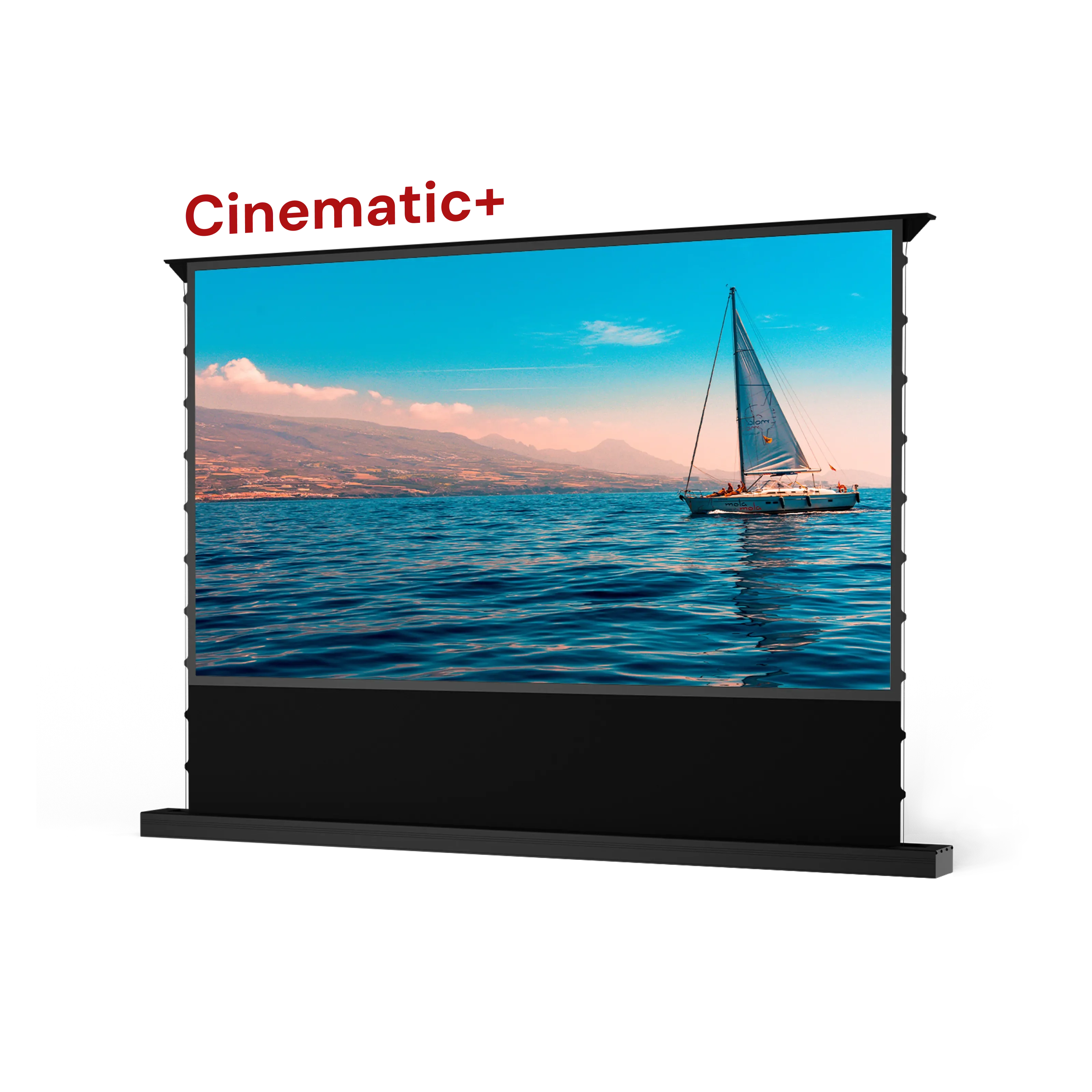 100''-130'' AWOL Vision Cinematic+ ALR Motorized Floor Rising Acoustic Screen