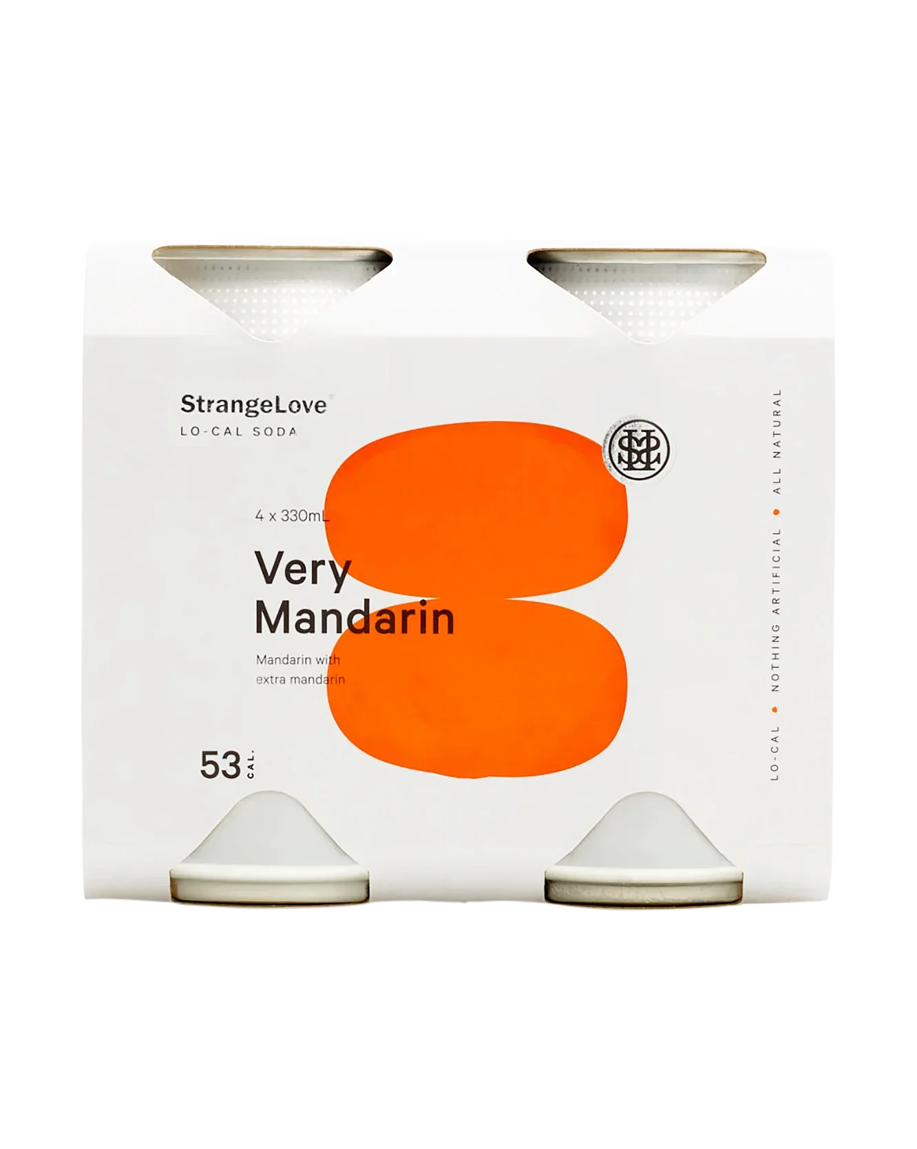 Very Mandarin Lo-Cal Soda 330ml Cans x 24